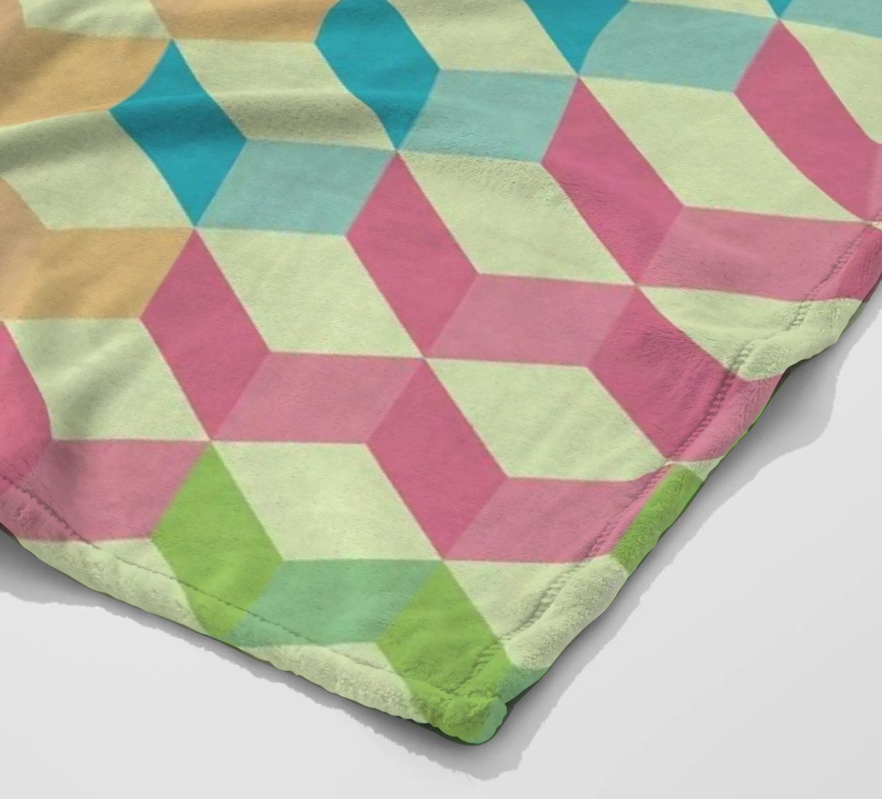 SugarCubes Geometric Pattern coperta in pile da Tobe Fonseca