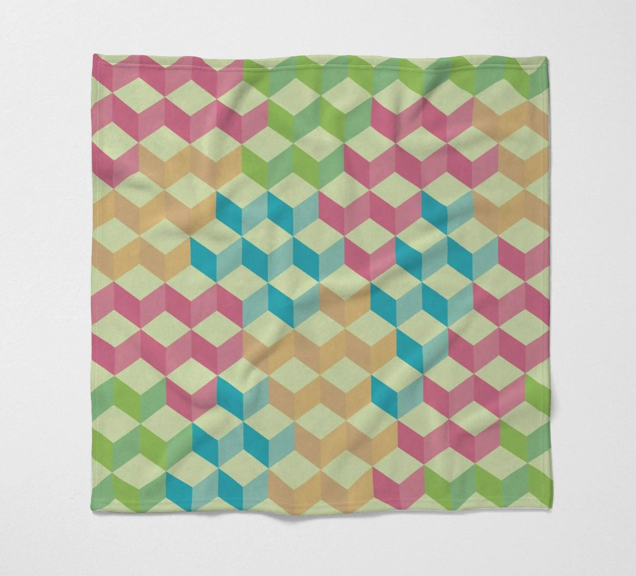 SugarCubes Geometric Pattern coperta in pile da Tobe Fonseca