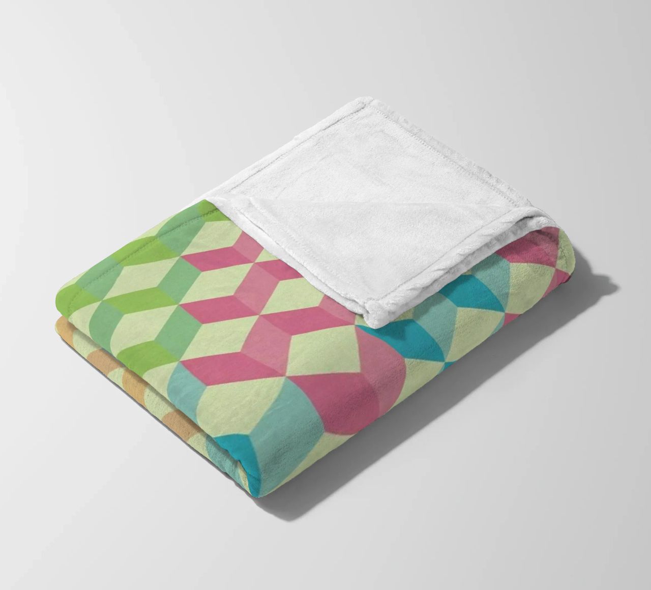 SugarCubes Geometric Pattern coperta in pile da Tobe Fonseca