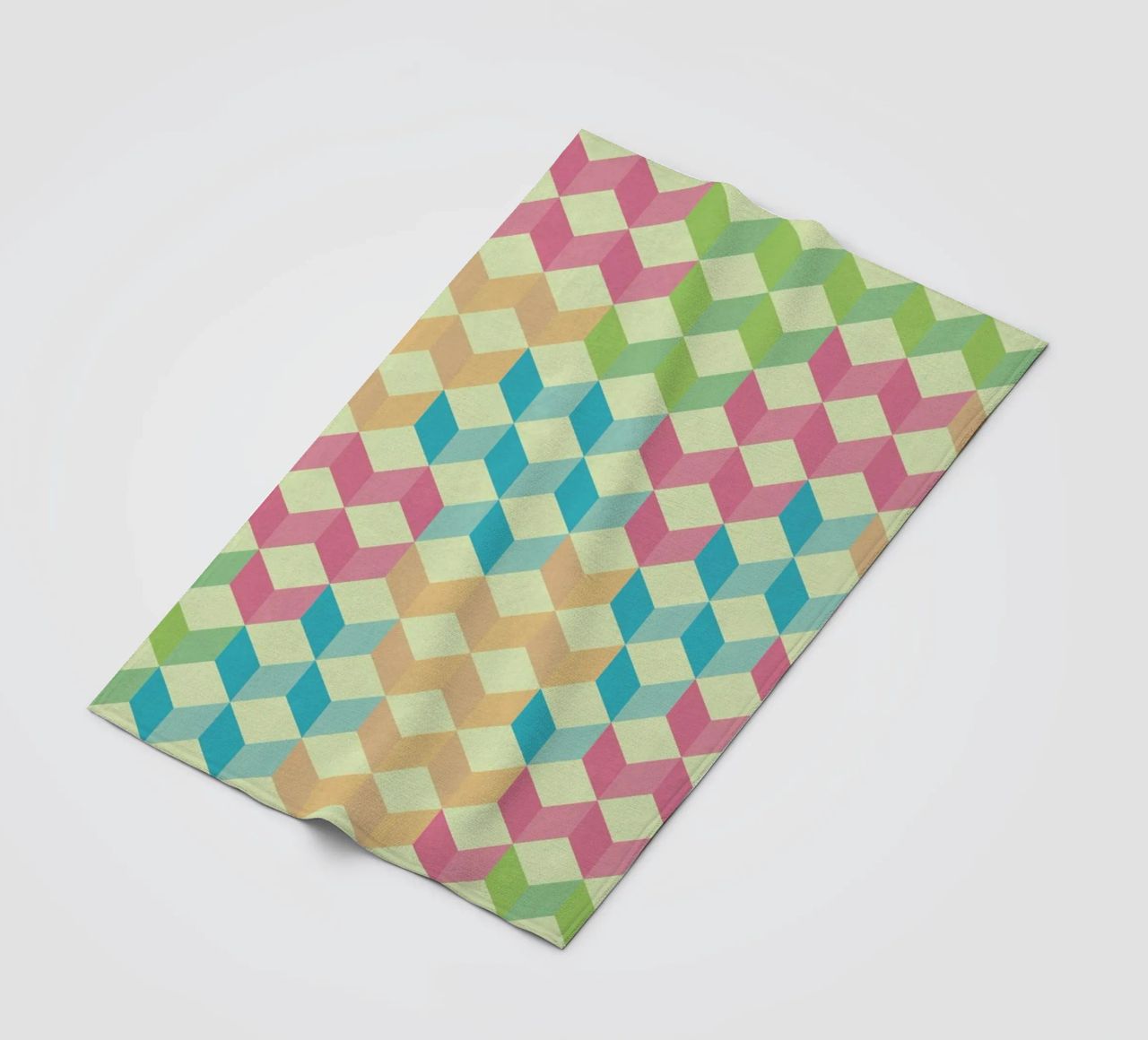 SugarCubes Geometric Pattern coperta in pile da Tobe Fonseca