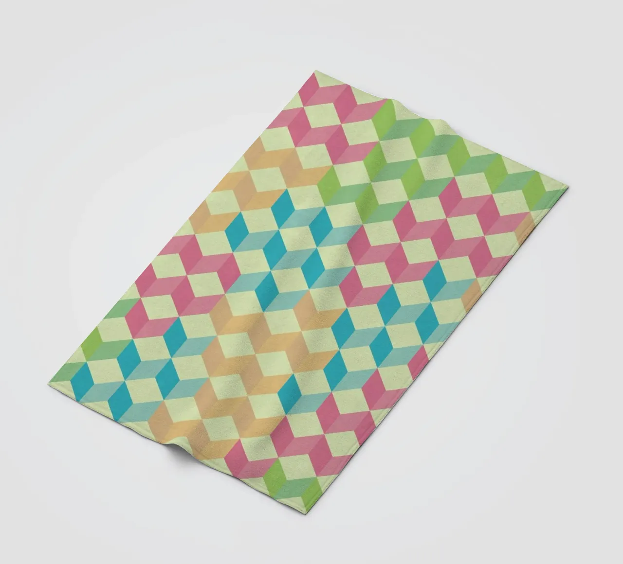 SugarCubes Geometric Pattern manta de franela de Tobe Fonseca