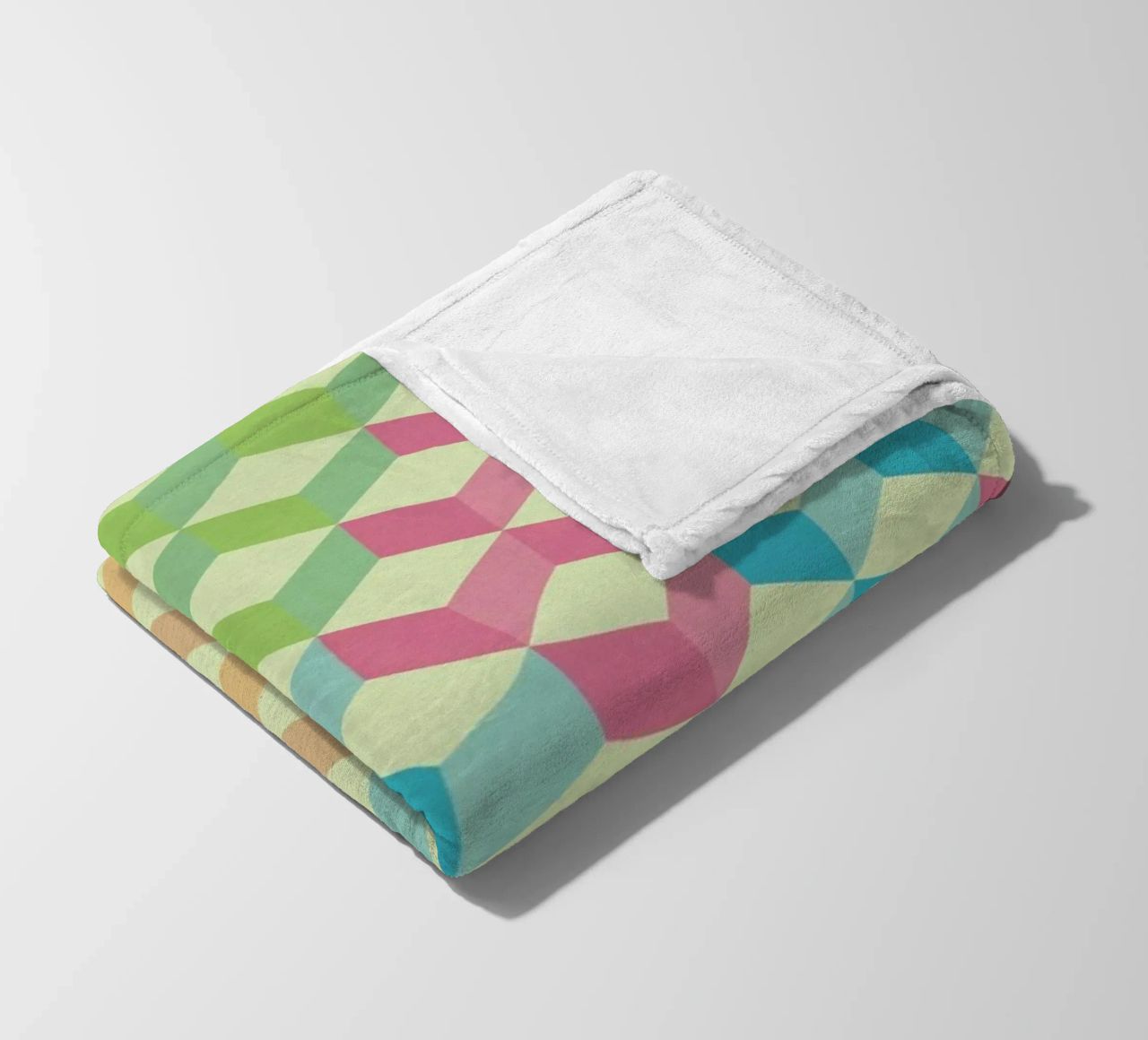 SugarCubes Geometric Pattern coperta in pile da Tobe Fonseca
