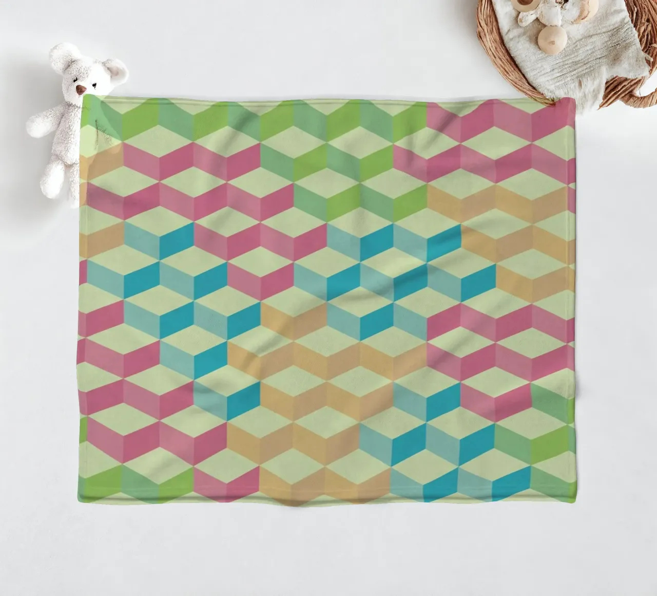 SugarCubes Geometric Pattern fleecedeken van Tobe Fonseca