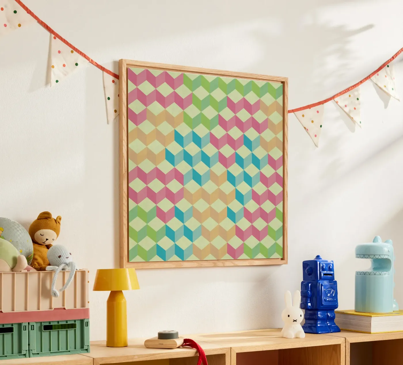 SugarCubes Geometric Pattern plexiglass da Tobe Fonseca