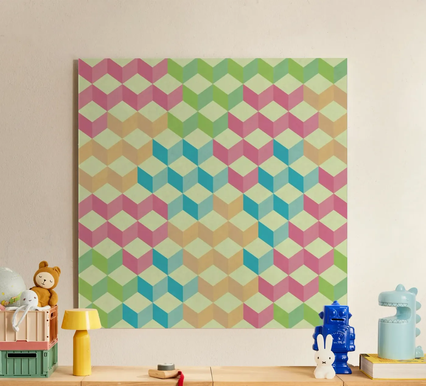 SugarCubes Geometric Pattern plexiglass da Tobe Fonseca