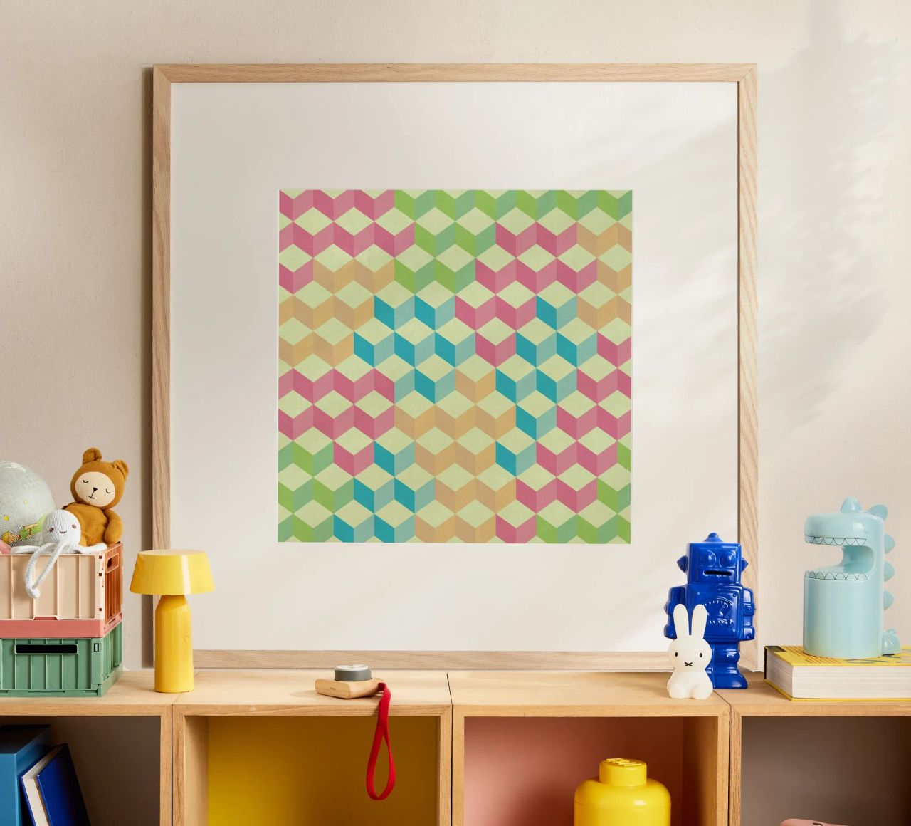 SugarCubes Geometric Pattern carta hahnemühle da Tobe Fonseca
