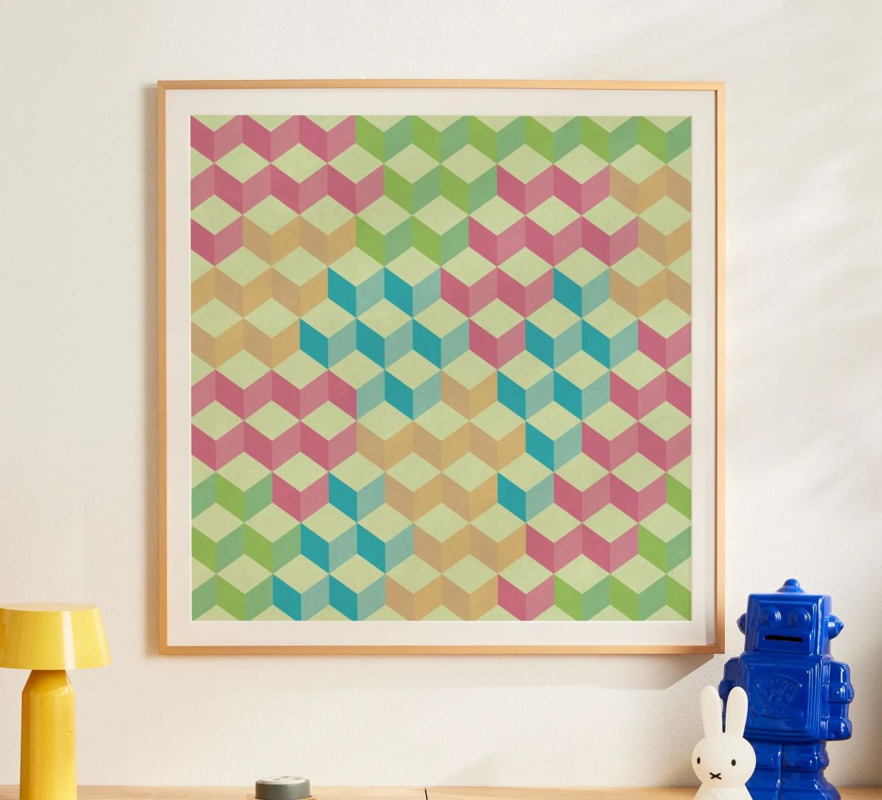 SugarCubes Geometric Pattern carta hahnemühle da Tobe Fonseca