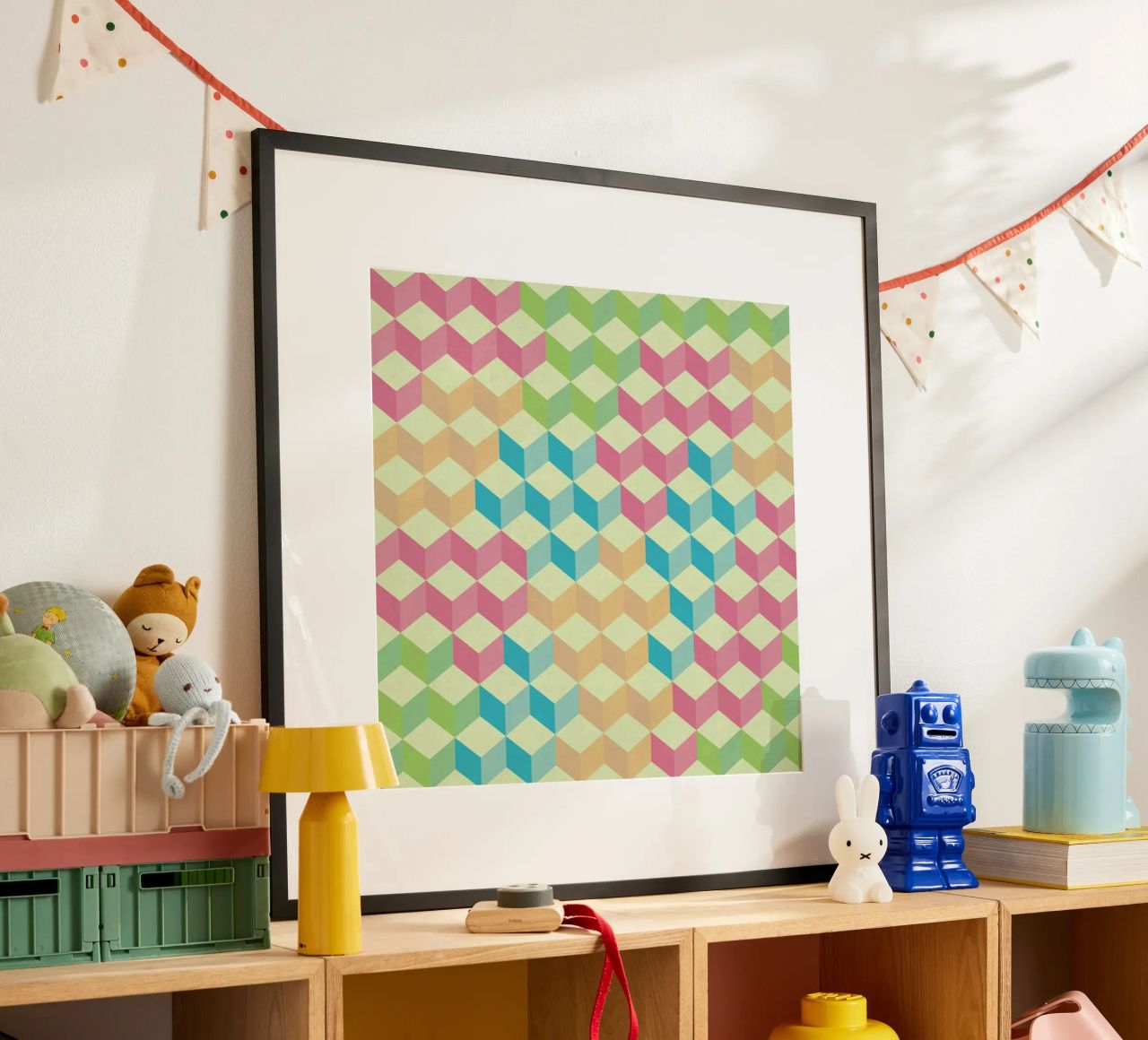 SugarCubes Geometric Pattern carta hahnemühle da Tobe Fonseca