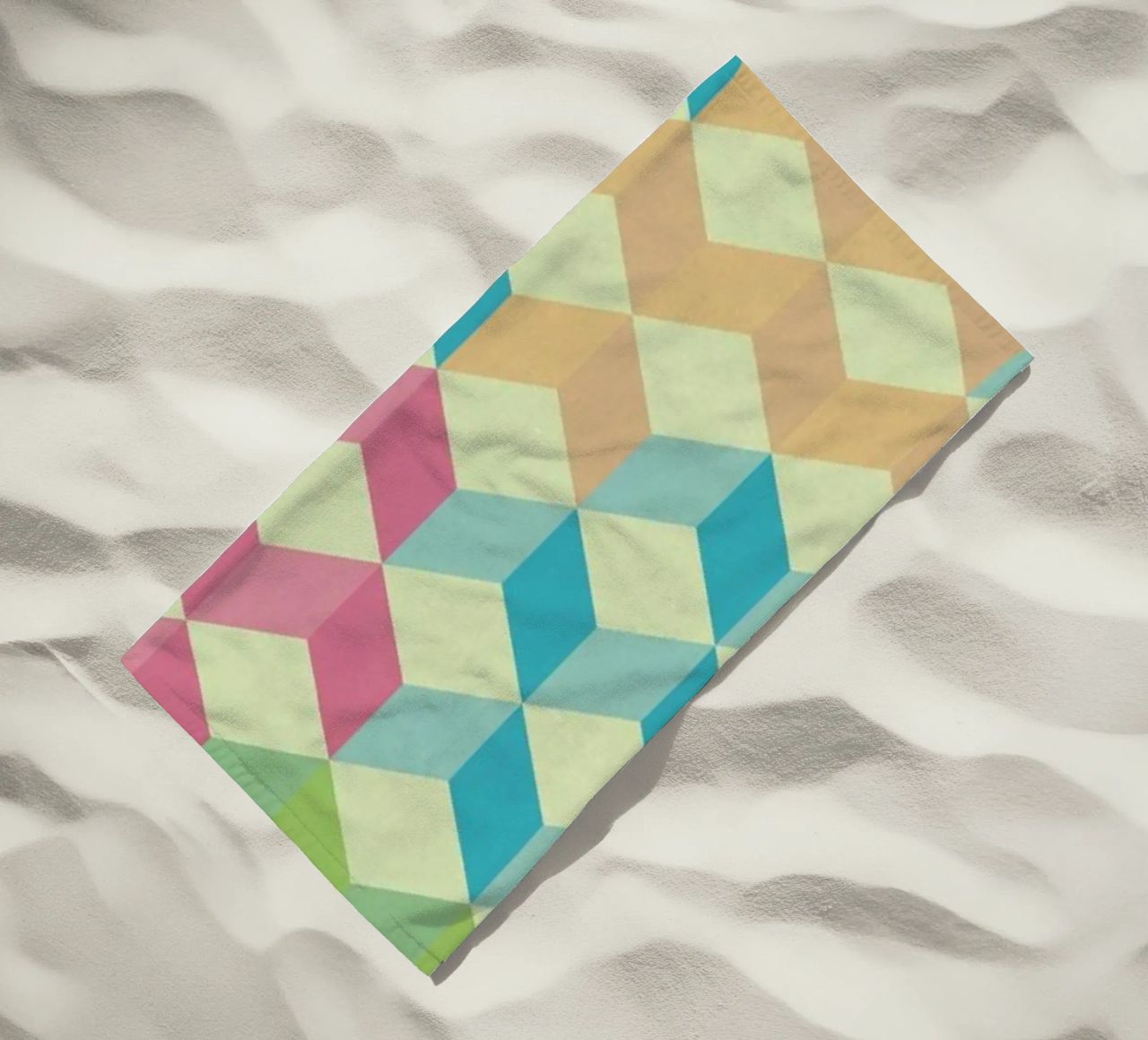 SugarCubes Geometric Pattern telo mare da Tobe Fonseca