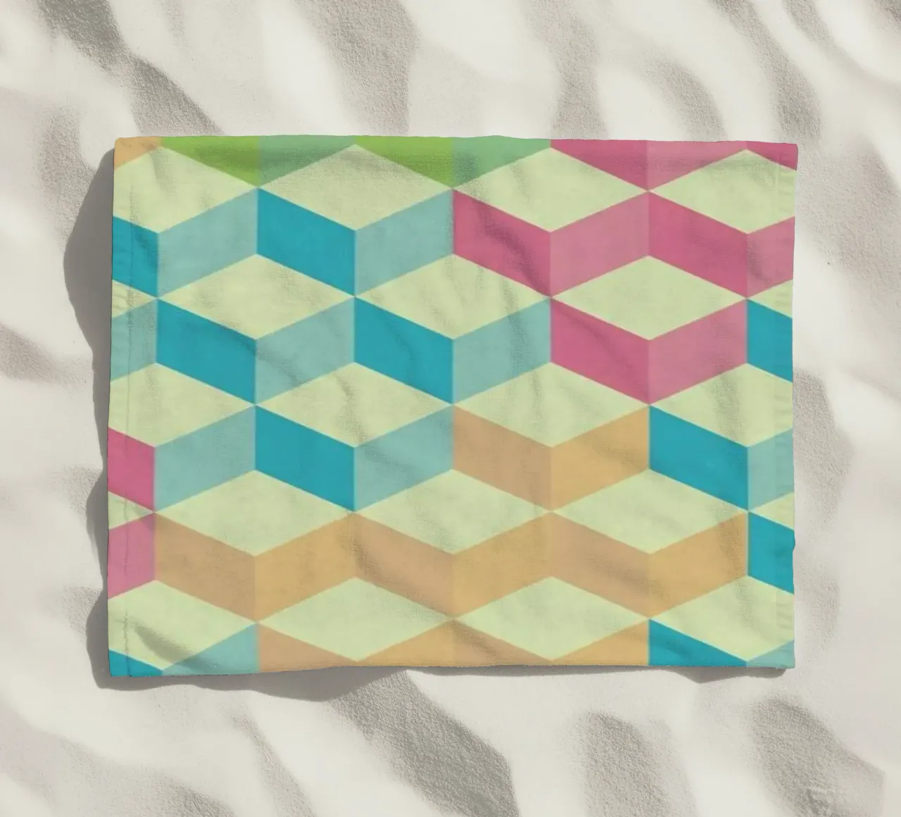 SugarCubes Geometric Pattern telo mare da Tobe Fonseca