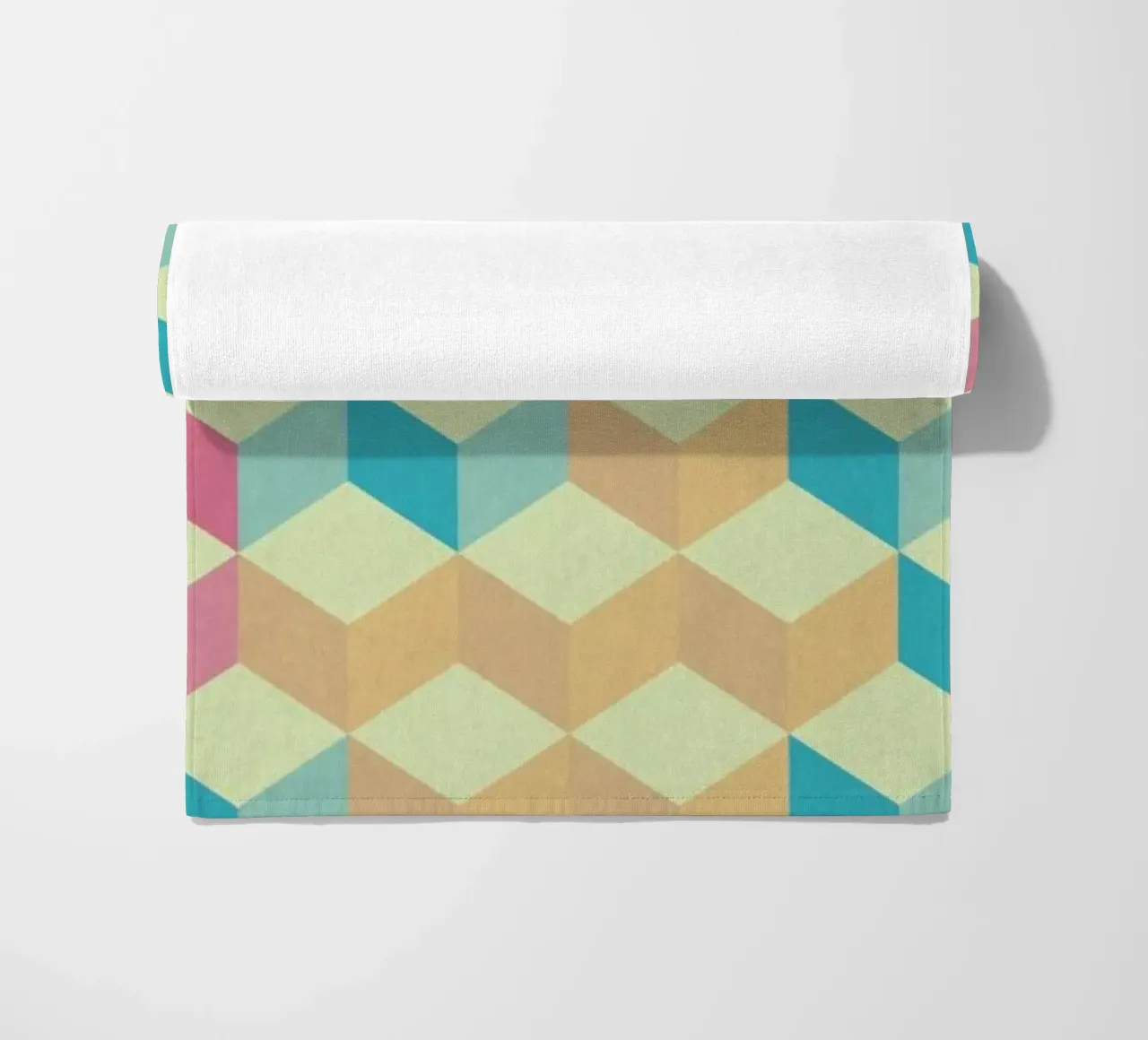 SugarCubes Geometric Pattern beach towel by Tobe Fonseca