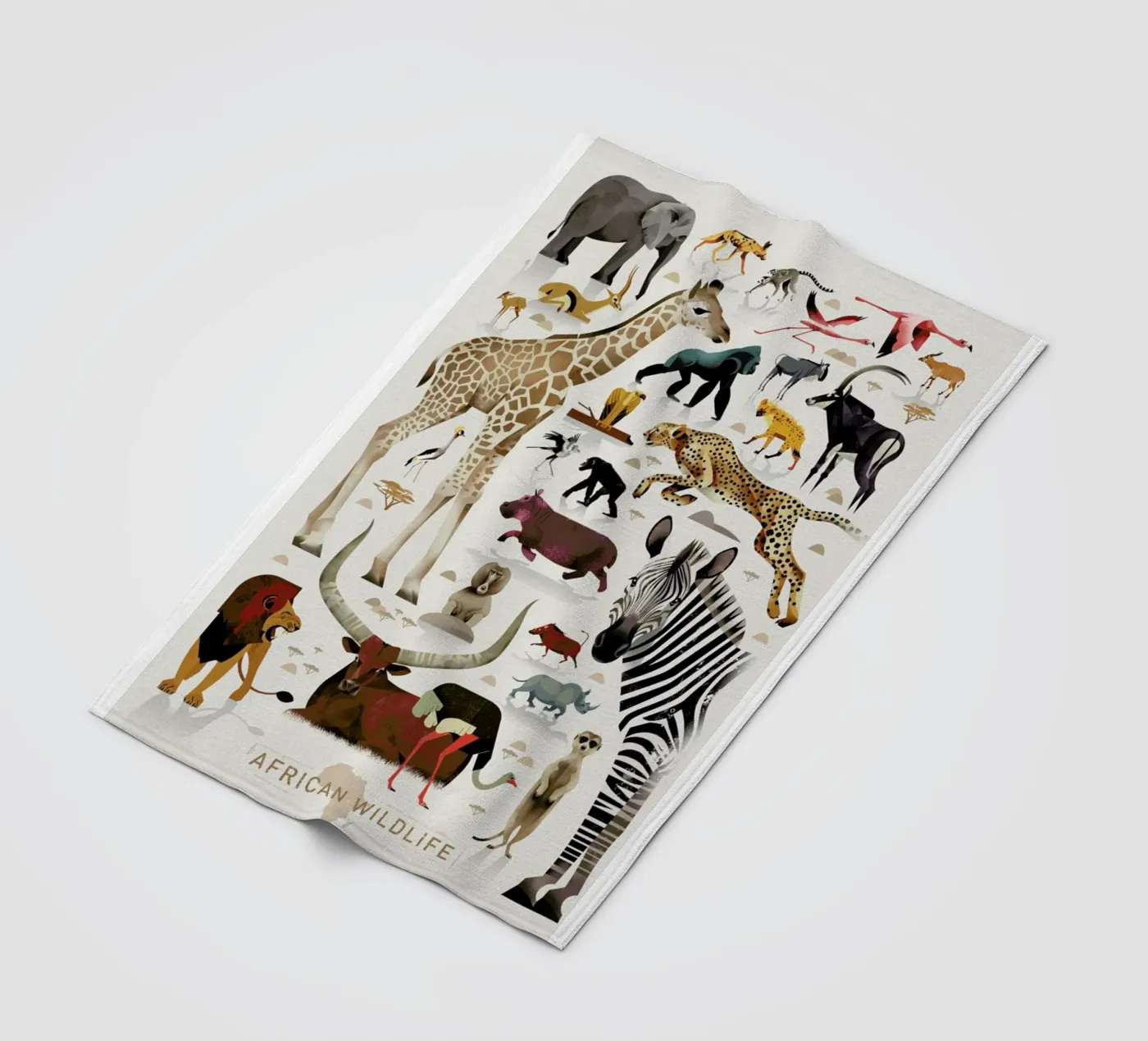 Afrika coperta in pile da Dieter Braun