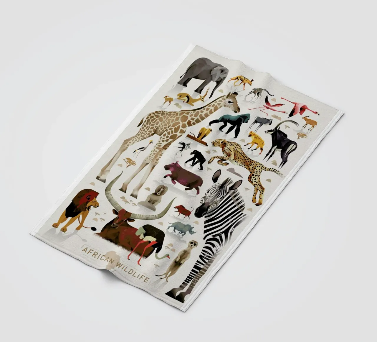 Afrika fleecedeken van Dieter Braun