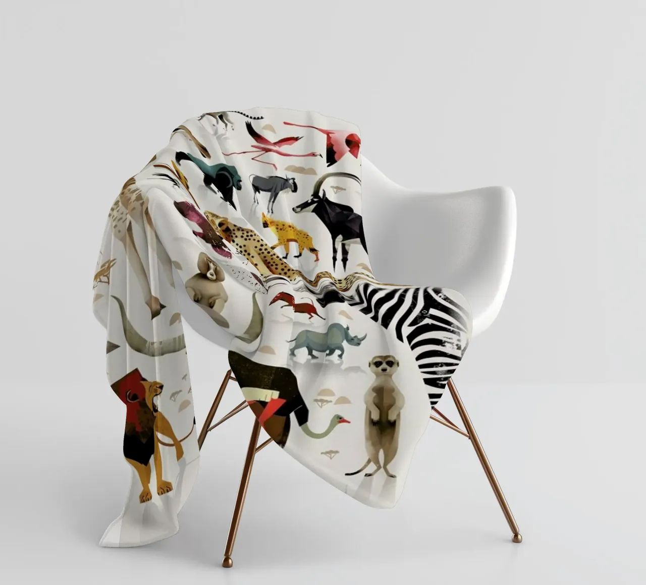 Afrika fleecedeken van Dieter Braun