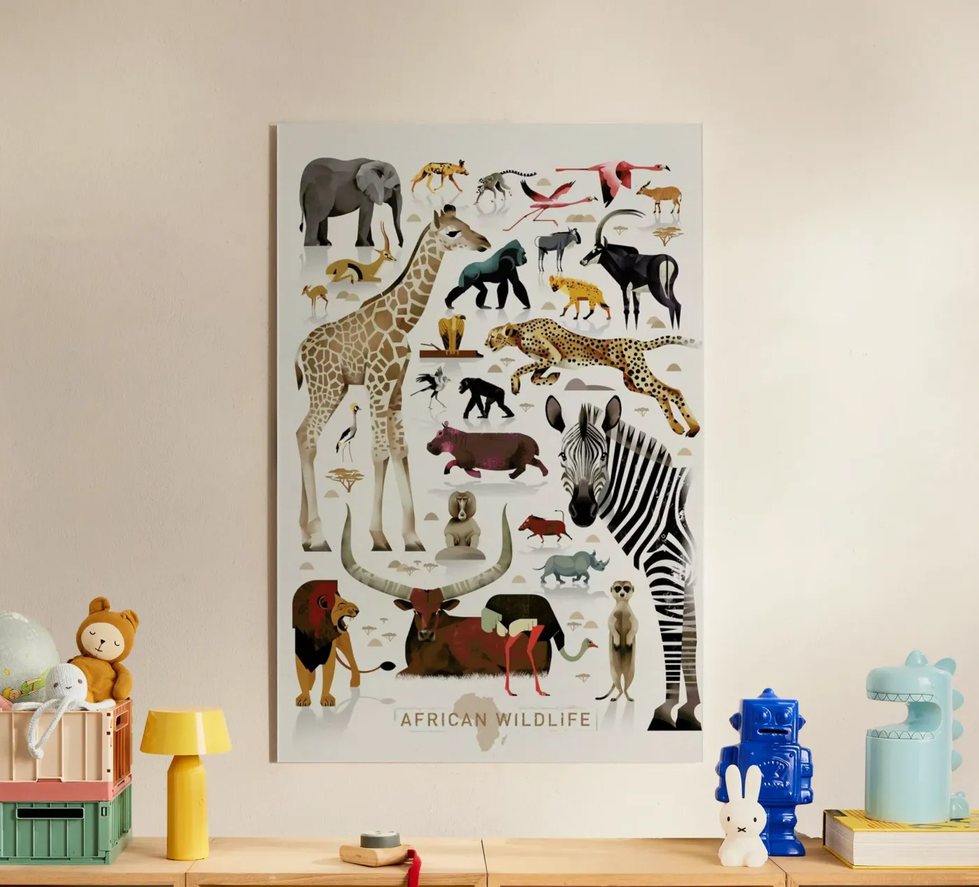 Afrika Acryl-Glas von Dieter Braun