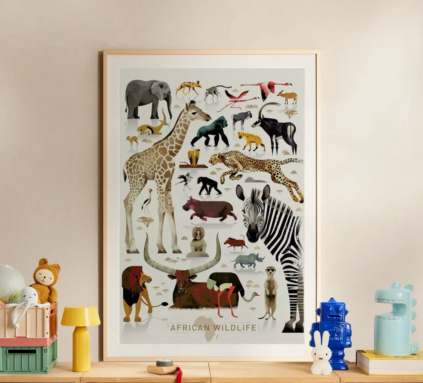 Afrika poster van Dieter Braun