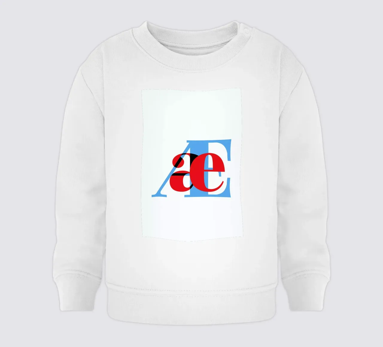 Cyan/Red Æ felpa neonato da Studio One