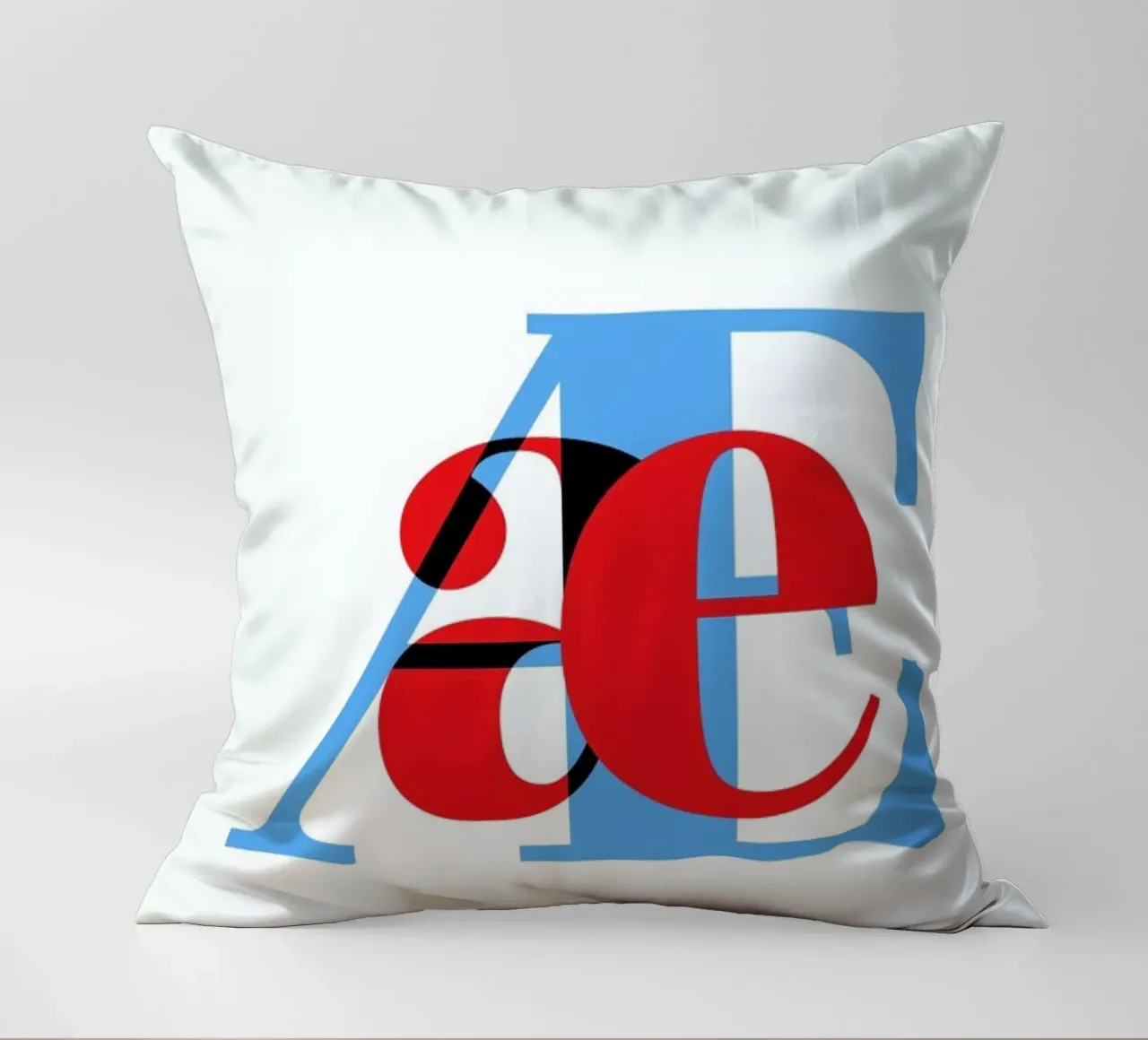 Cyan/Red Æ cuscino da Studio One