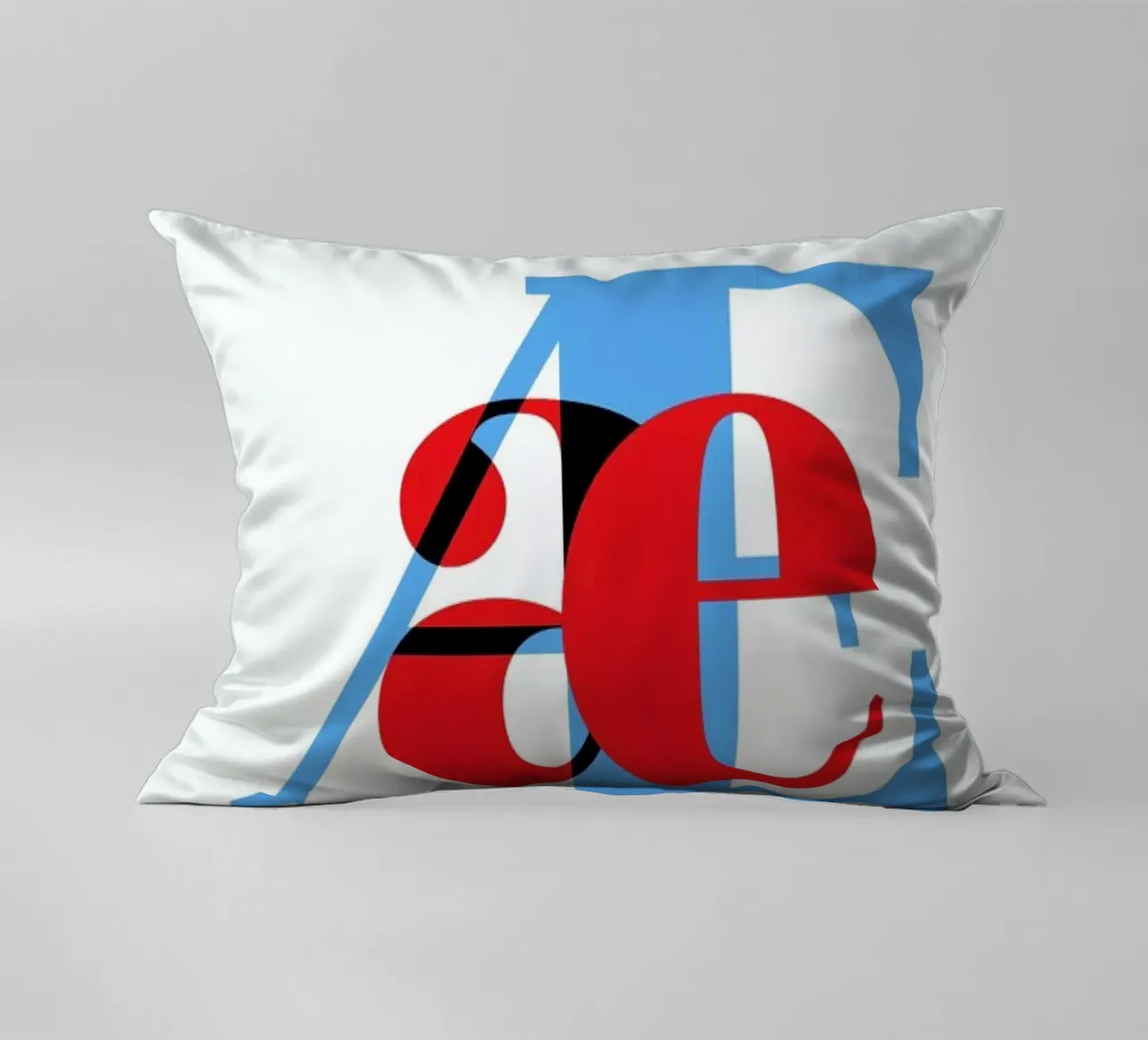 Cyan/Red Æ cuscino da Studio One
