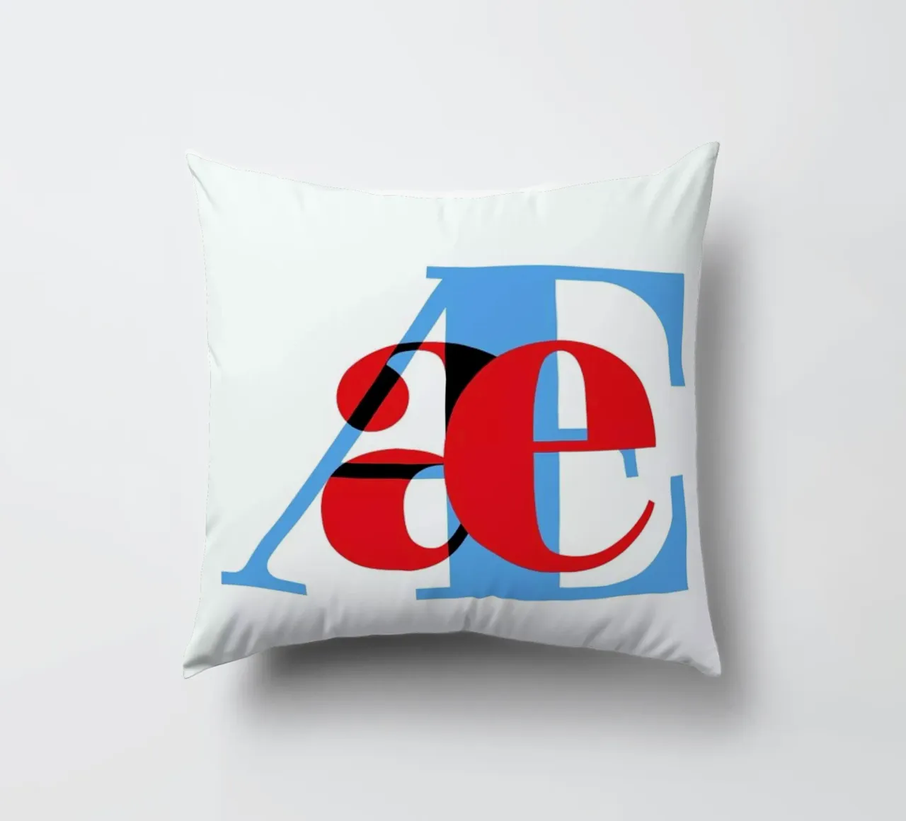 Cyan/Red Æ cuscino da Studio One
