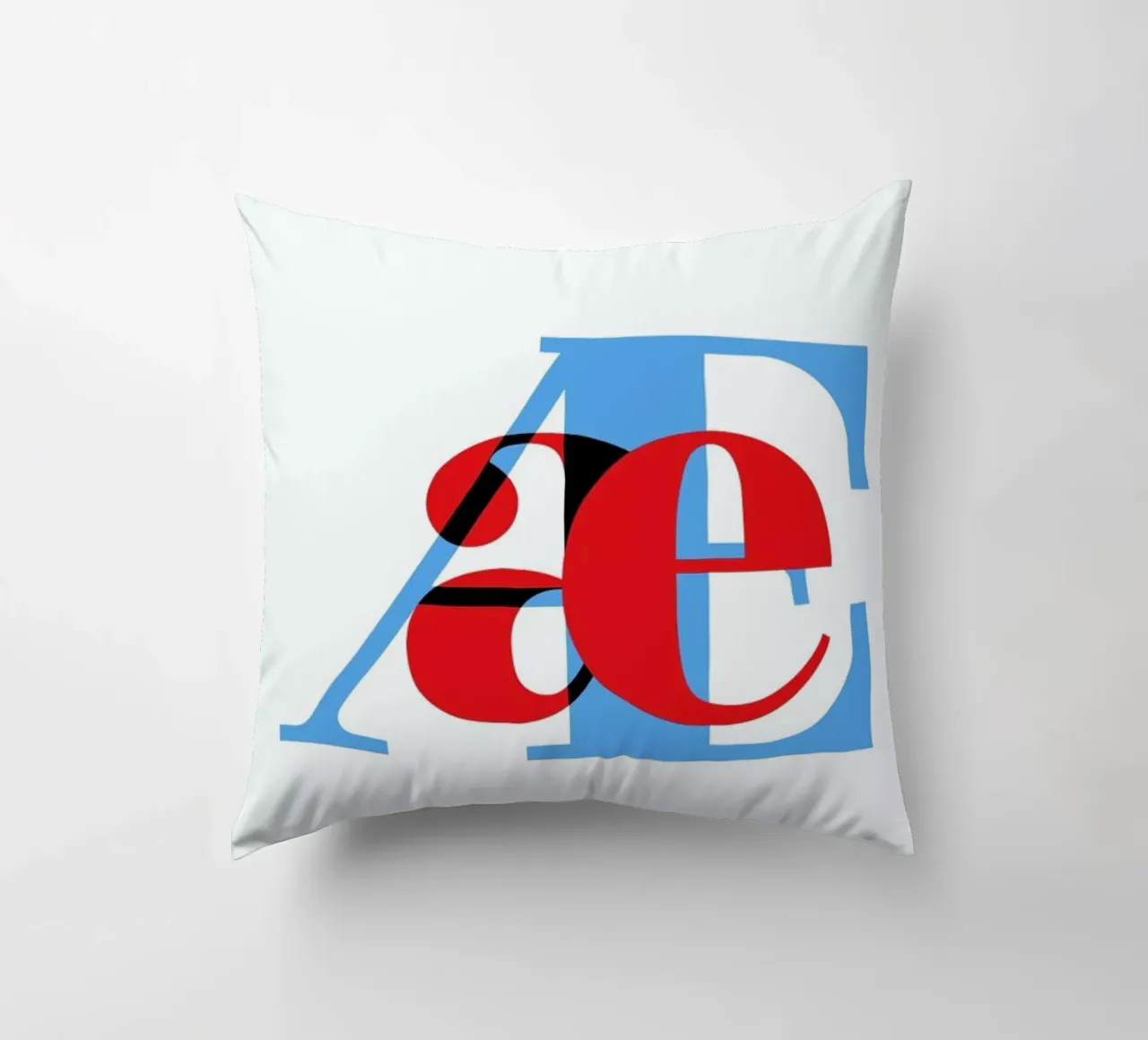 Cyan/Red Æ cuscino da Studio One