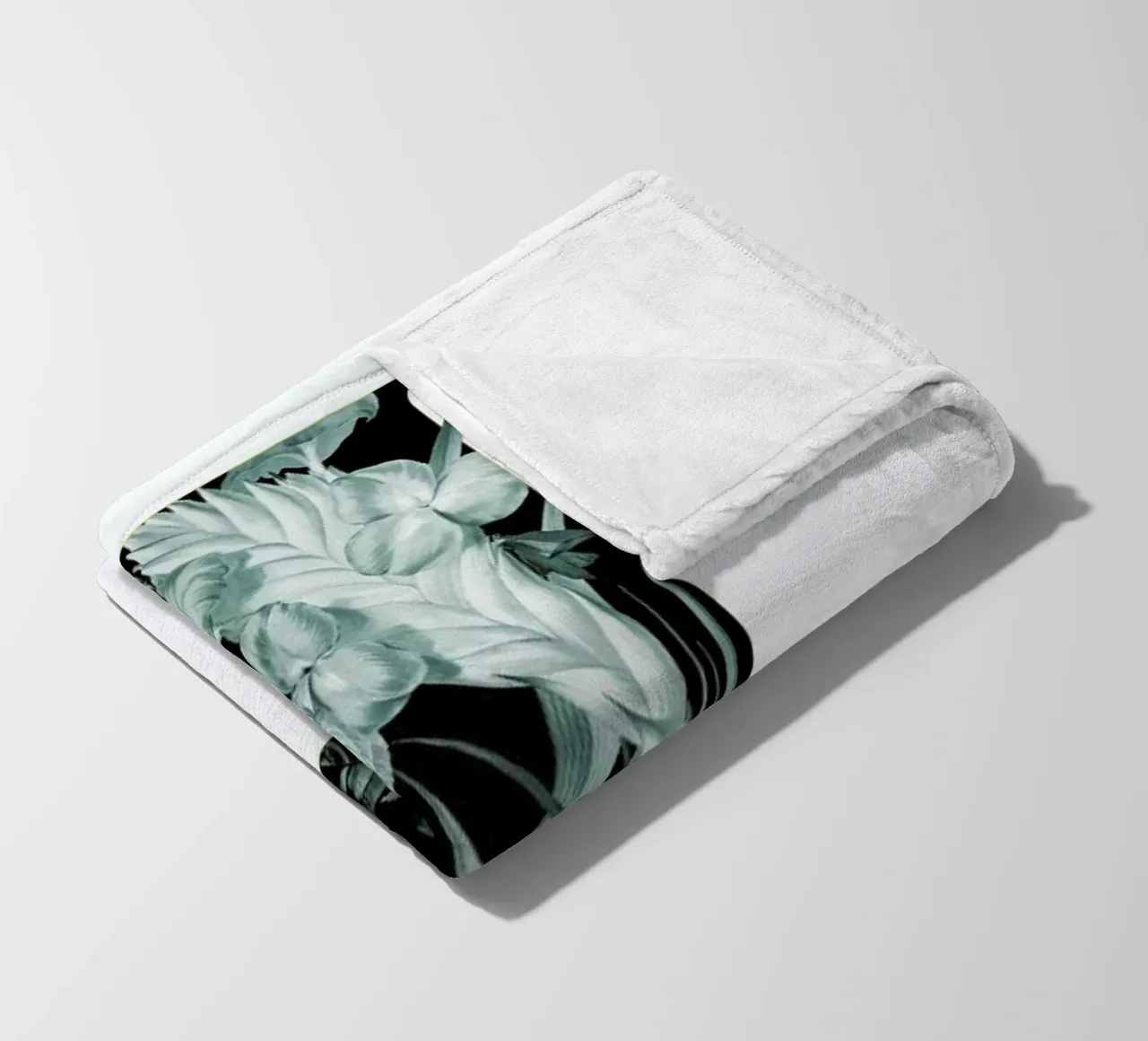 Flower Alphabet - J fleece blanket by Froilein Juno
