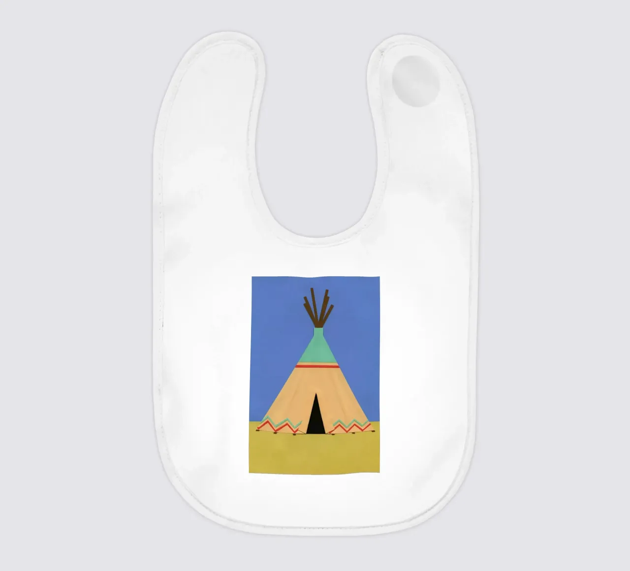 Tipi Green Red bavaglino da Rosi Feist