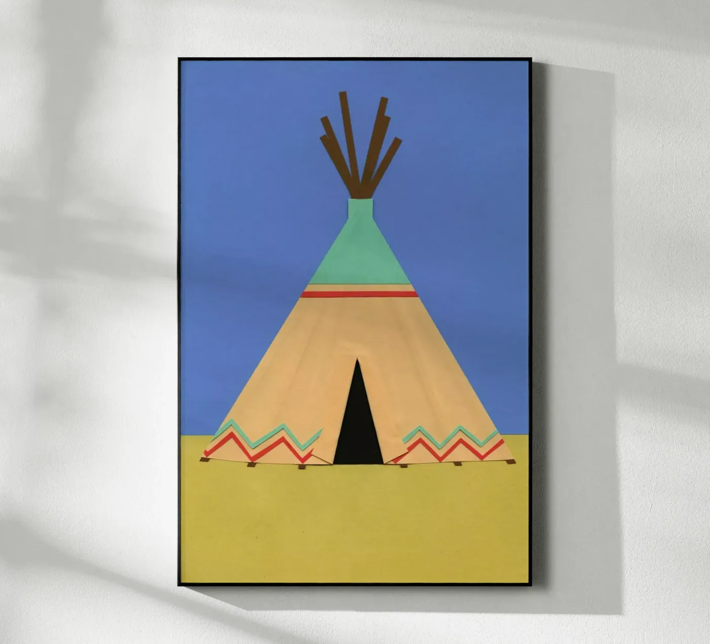 Tipi Green Red plexiglass da Rosi Feist
