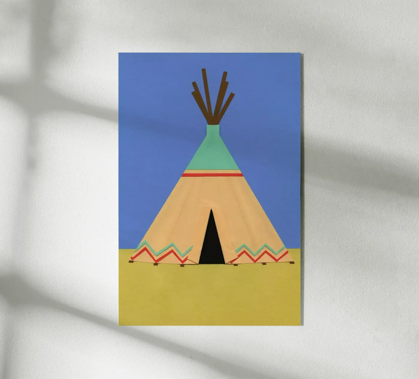 Tipi Green Red plexiglass da Rosi Feist