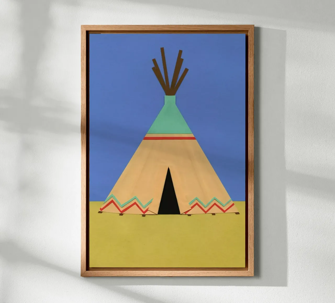 Tipi Green Red tela da Rosi Feist
