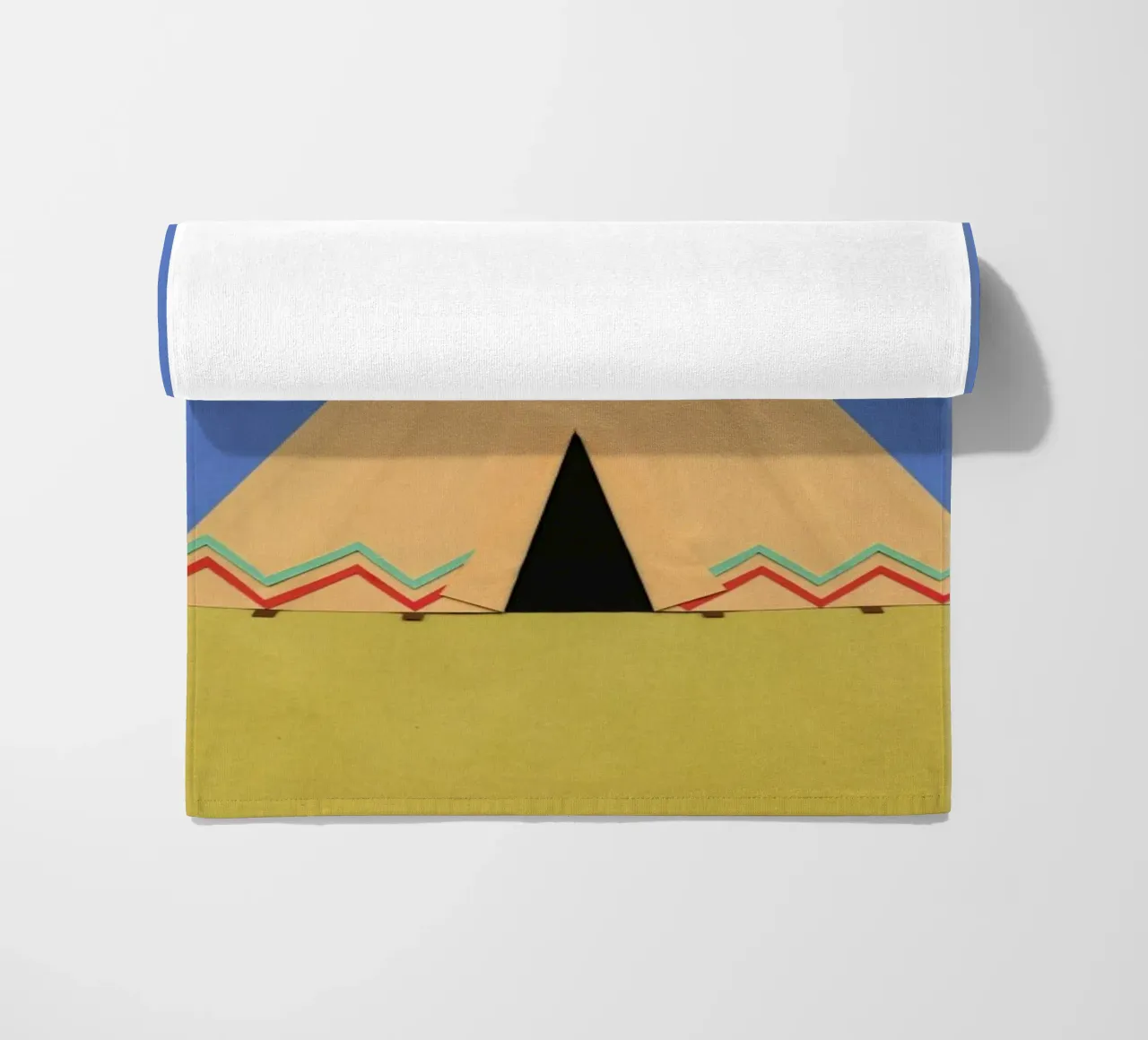 Tipi Green Red telo mare da Rosi Feist
