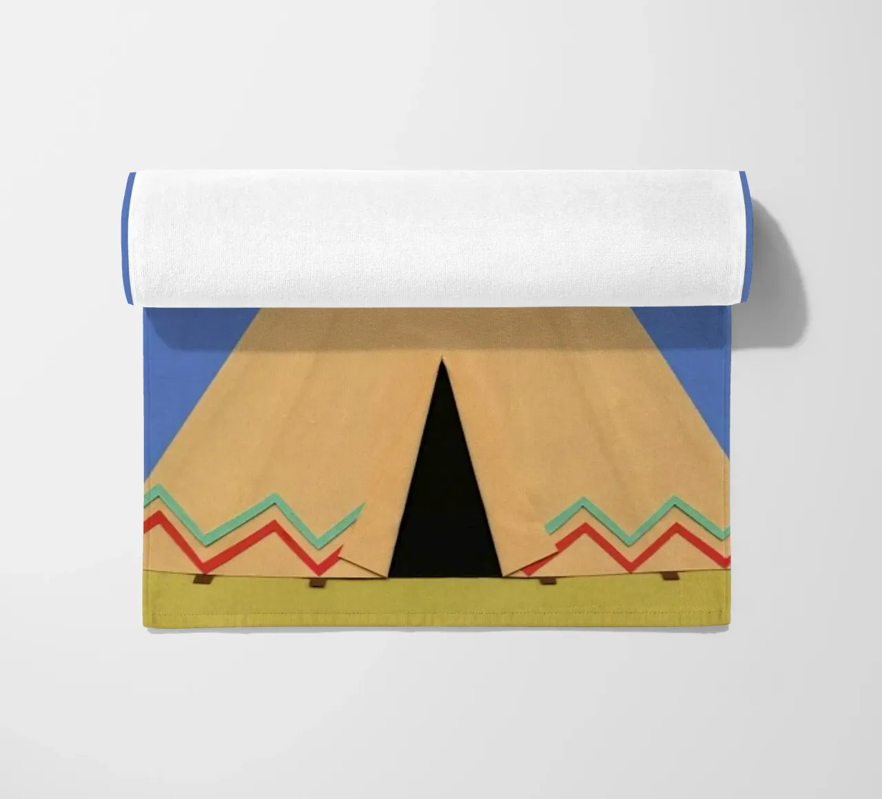 Tipi Green Red telo mare da Rosi Feist