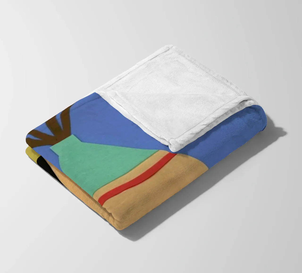 Tipi Green Red coperta in pile da Rosi Feist