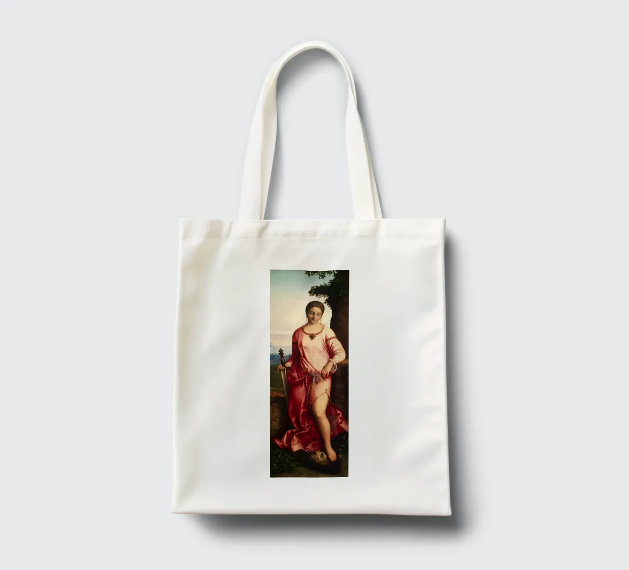 Giorgione - Giuditta borsa in juta da Timeless Artworks