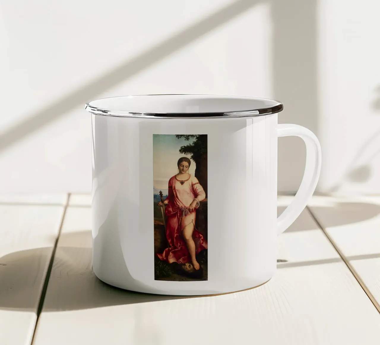 Giorgione - Giuditta tazza in smalto da Timeless Artworks