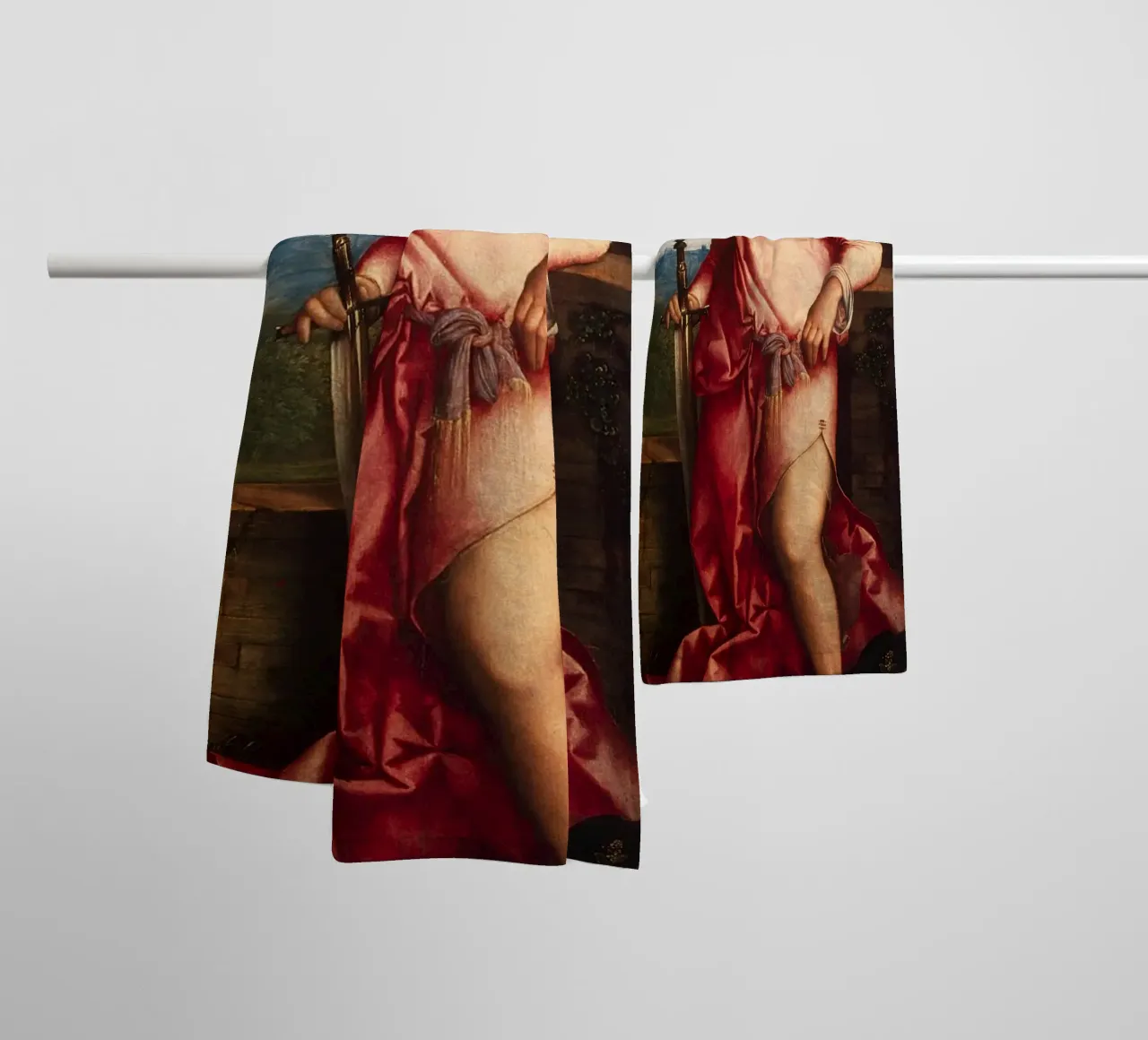 Giorgione - Giuditta asciugamano da bagno da Timeless Artworks