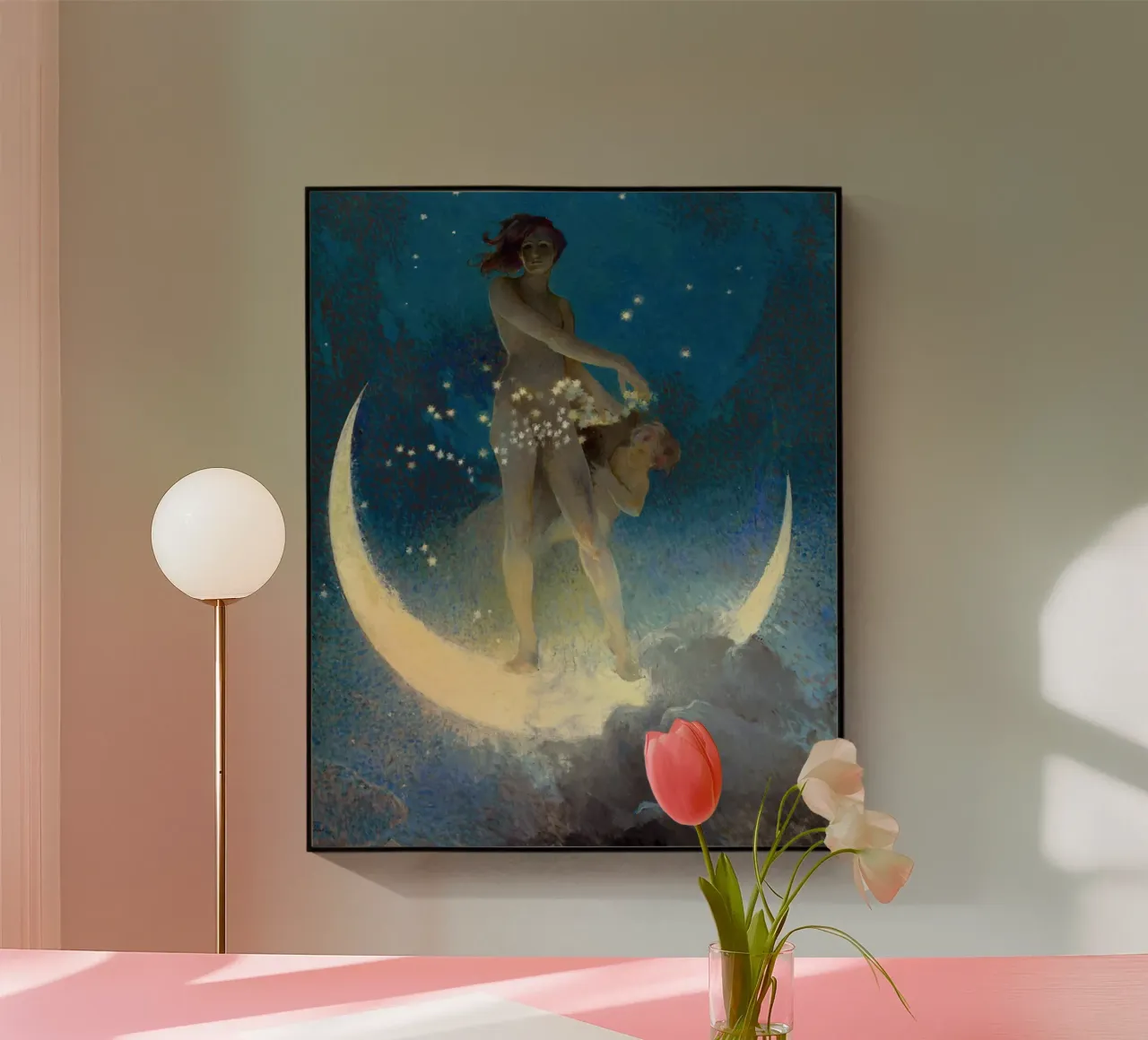 Edwin Blashfield - Stelle sparse di primavera plexiglass da Timeless Artworks
