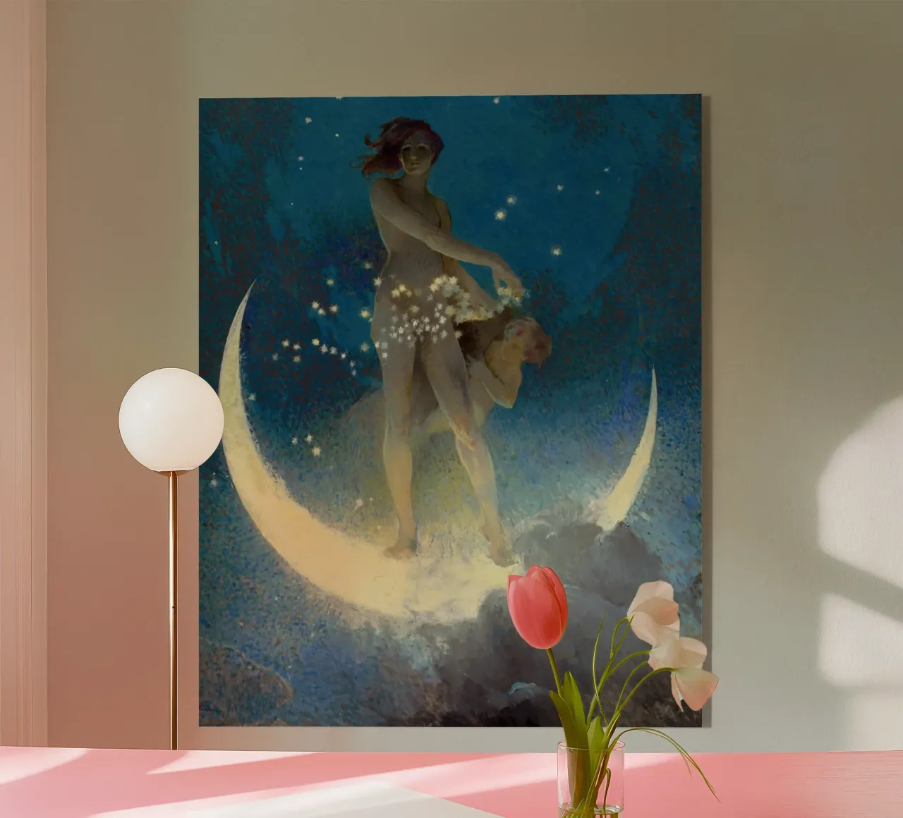 Edwin Blashfield - Stelle sparse di primavera plexiglass da Timeless Artworks