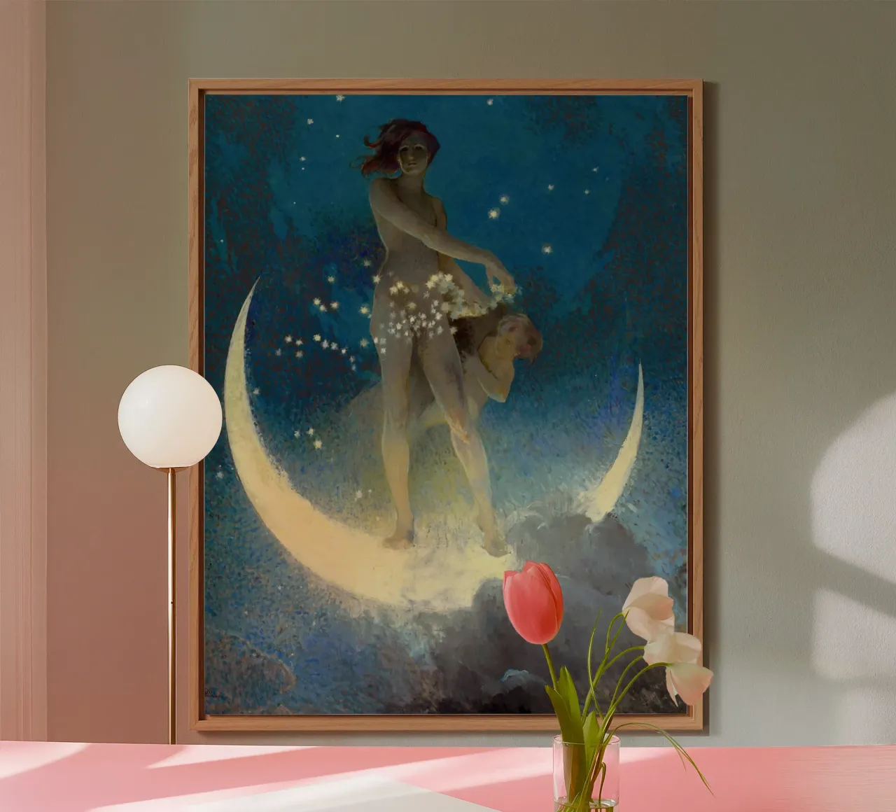 Edwin Blashfield - Stelle sparse di primavera alluminio dibond da Timeless Artworks