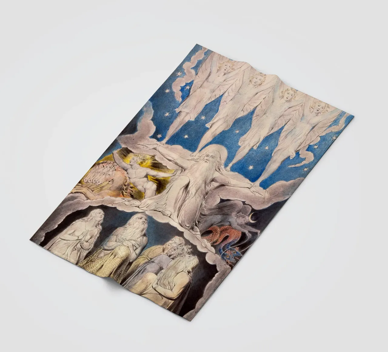 William Blake - Quando le stelle del mattino cantavano insieme coperta in pile da William Store