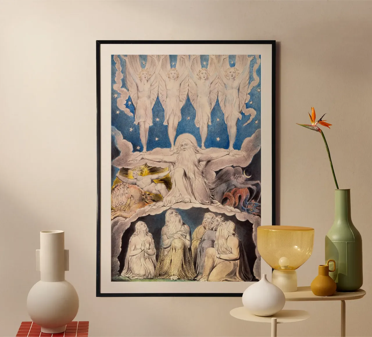 William Blake - Quando le stelle del mattino cantavano insieme poster da William Store