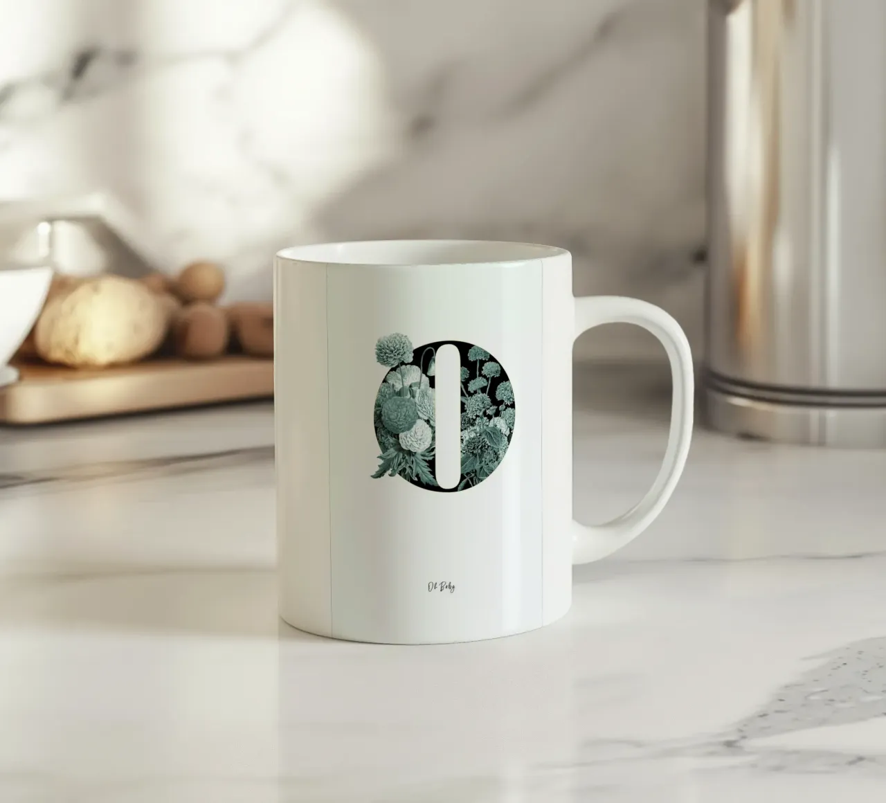 Flower Alphabet - O tazza in ceramica da Froilein Juno