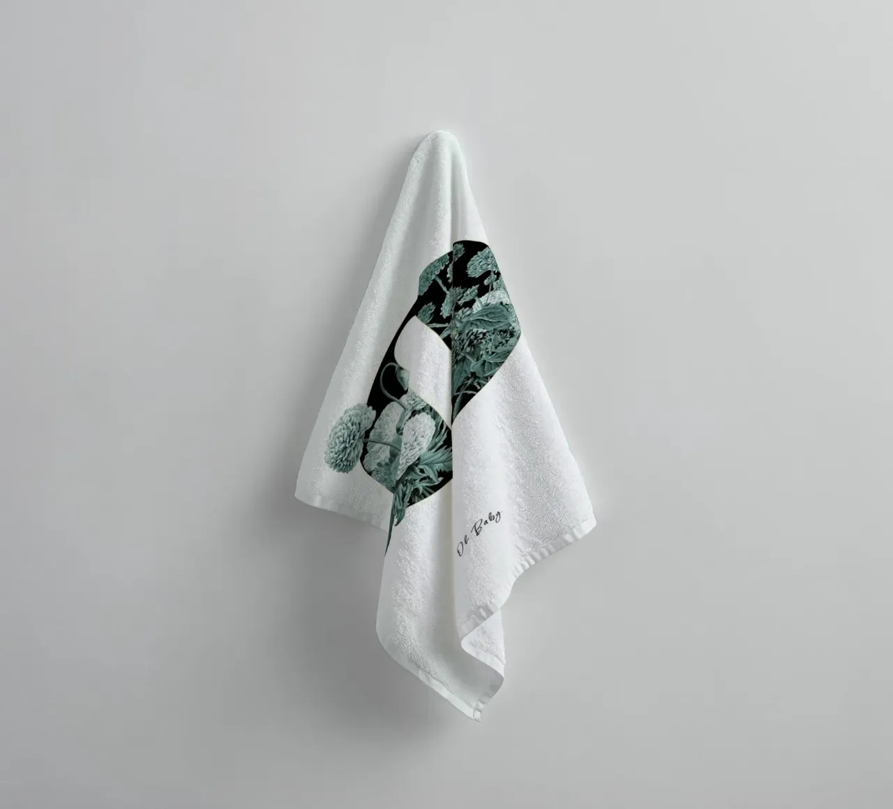 Flower Alphabet - O asciugamano da bagno da Froilein Juno
