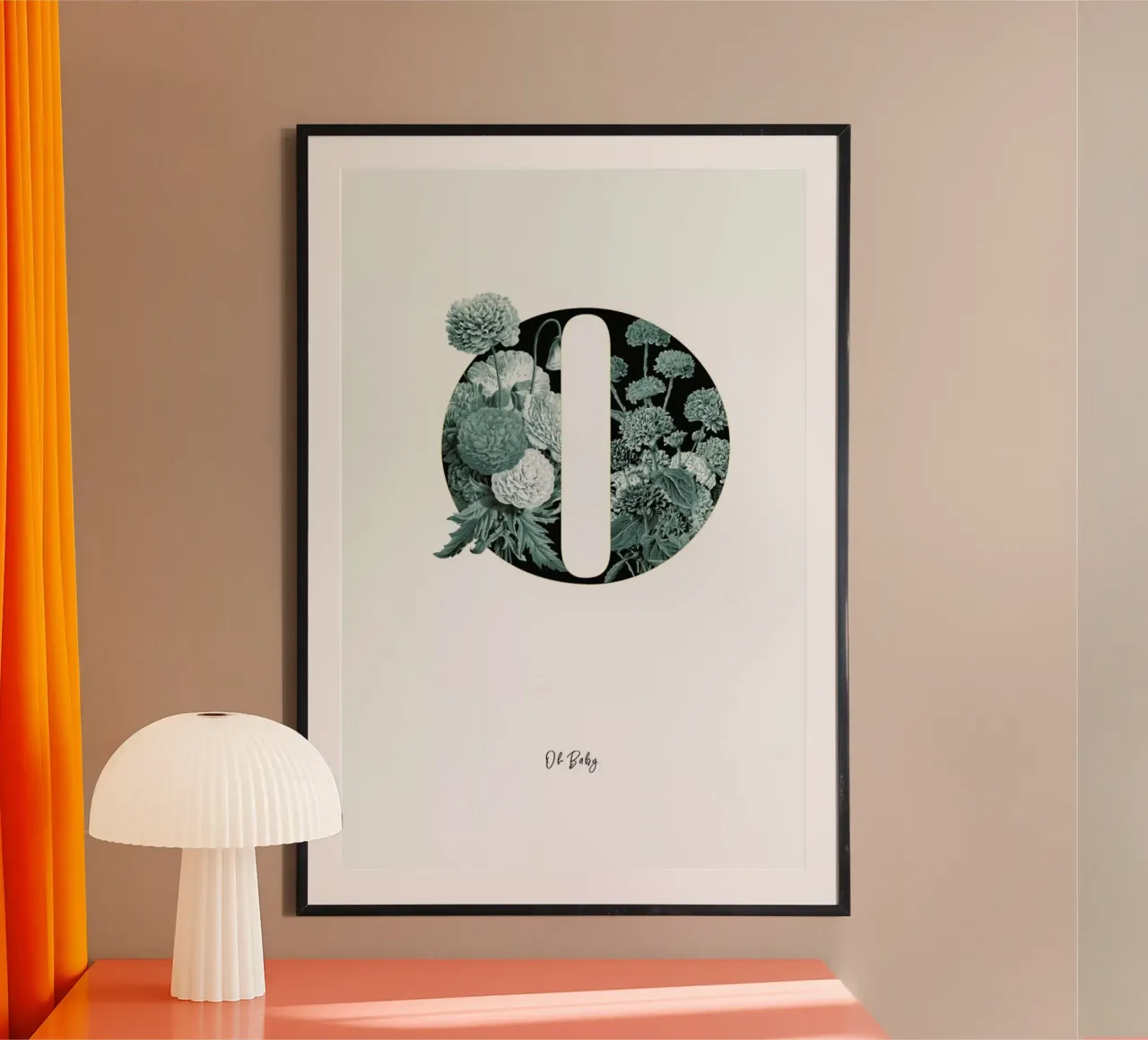 Flower Alphabet - O carta hahnemühle da Froilein Juno