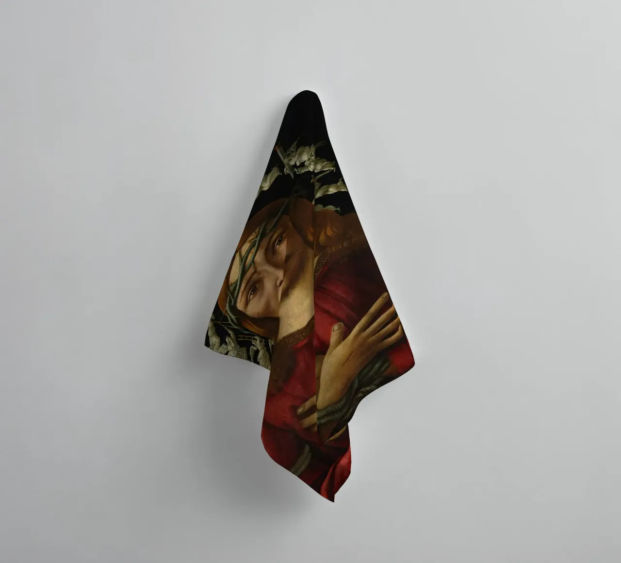 Sandro Botticelli - Cristo como varón de dolores toalla de baño de Timeless Artworks