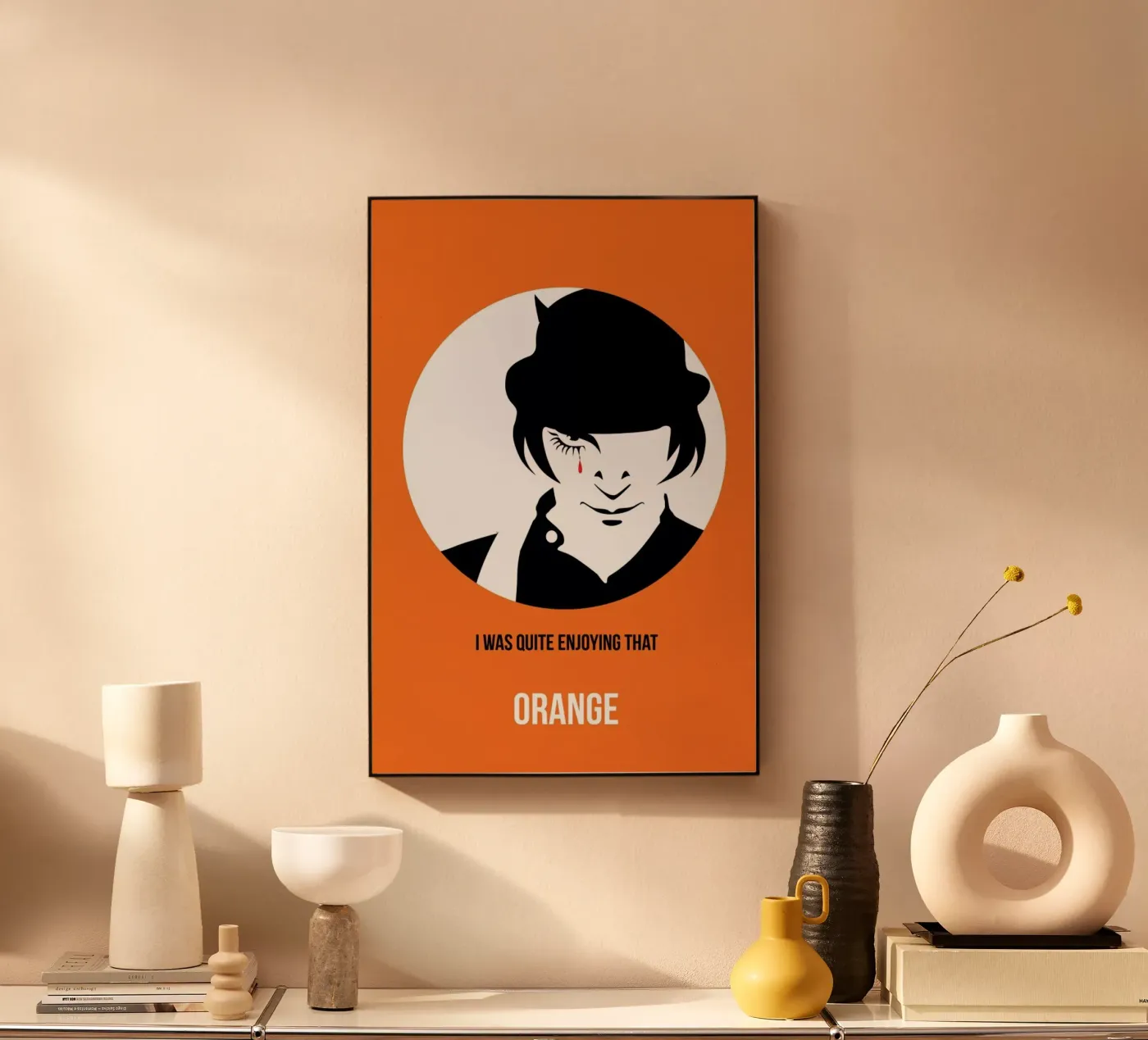 Orange Poster 2 plexiglas de Naxart