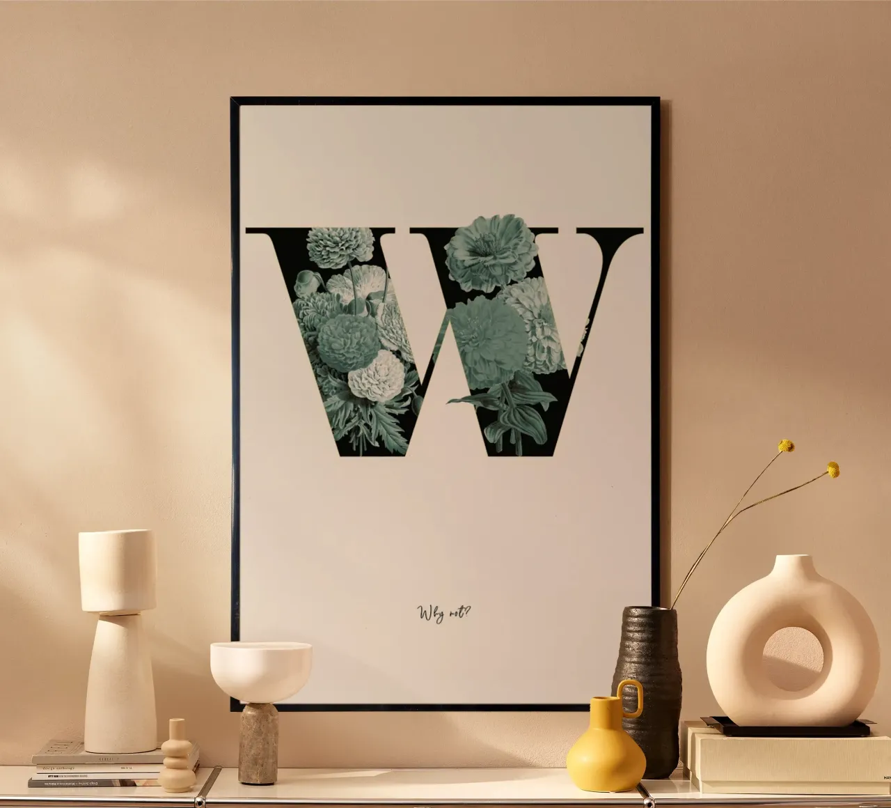 Flower Alphabet - W hahnemühle by Froilein Juno