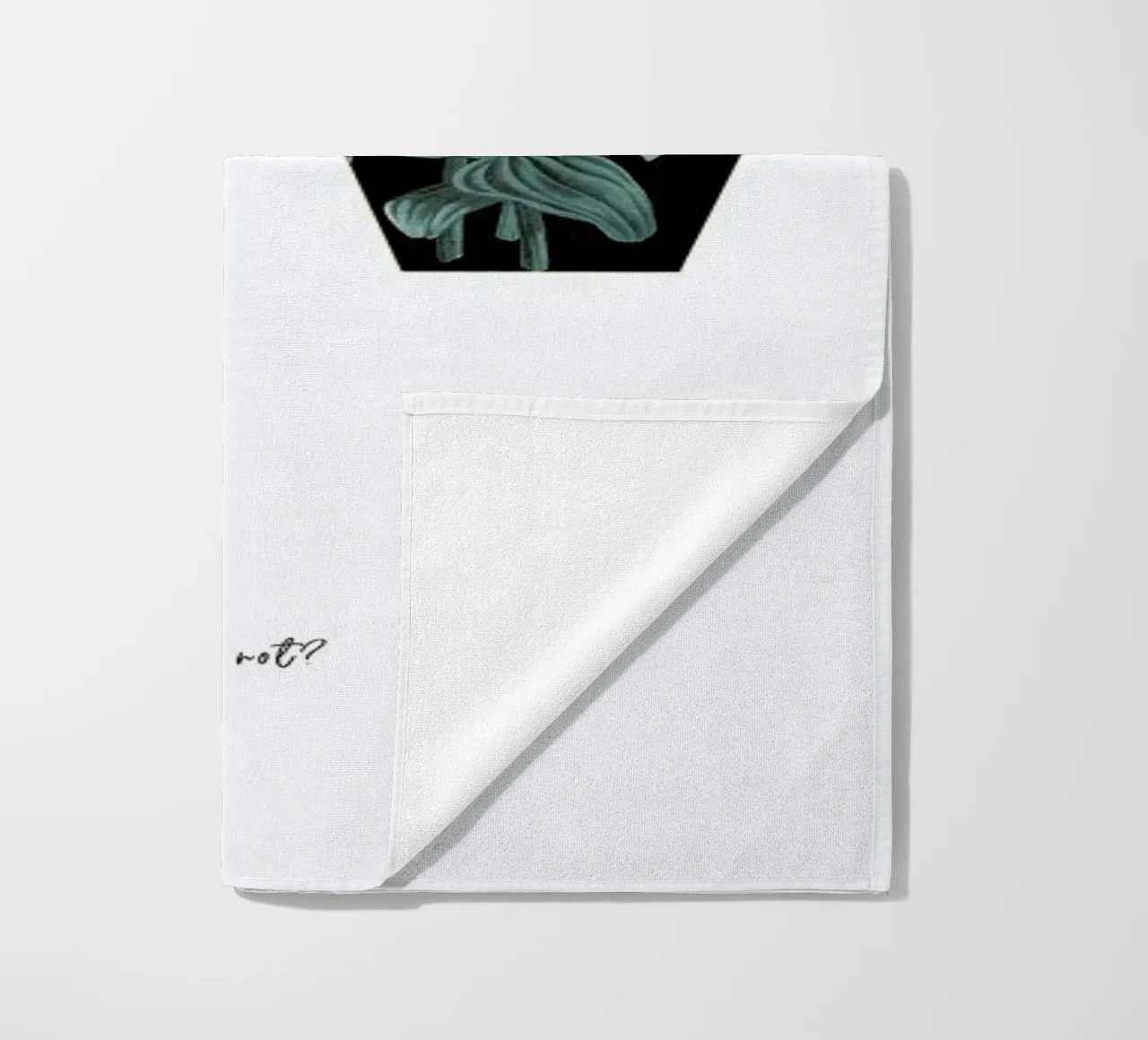 Flower Alphabet - W beach towel by Froilein Juno