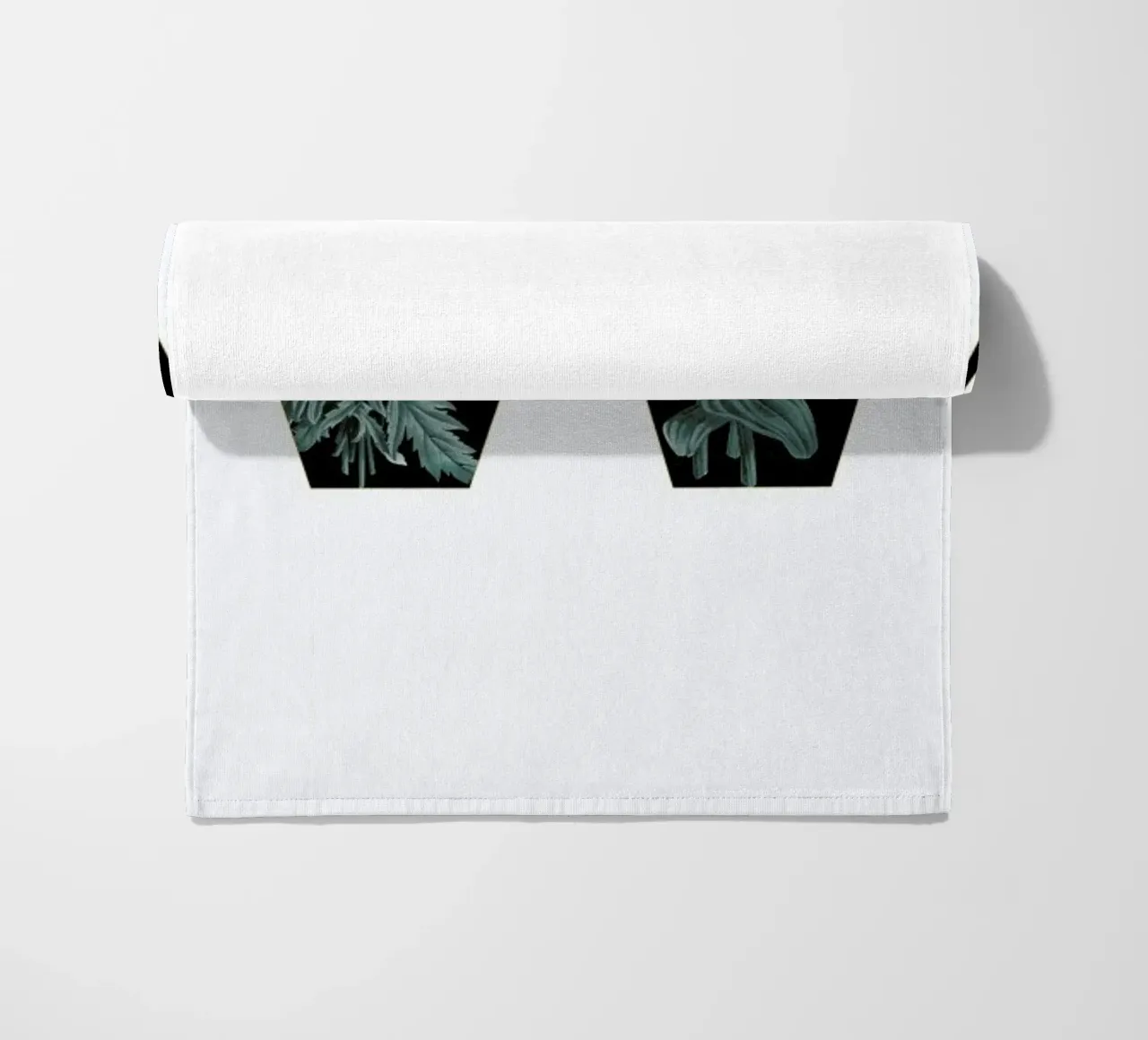 Flower Alphabet - W beach towel by Froilein Juno