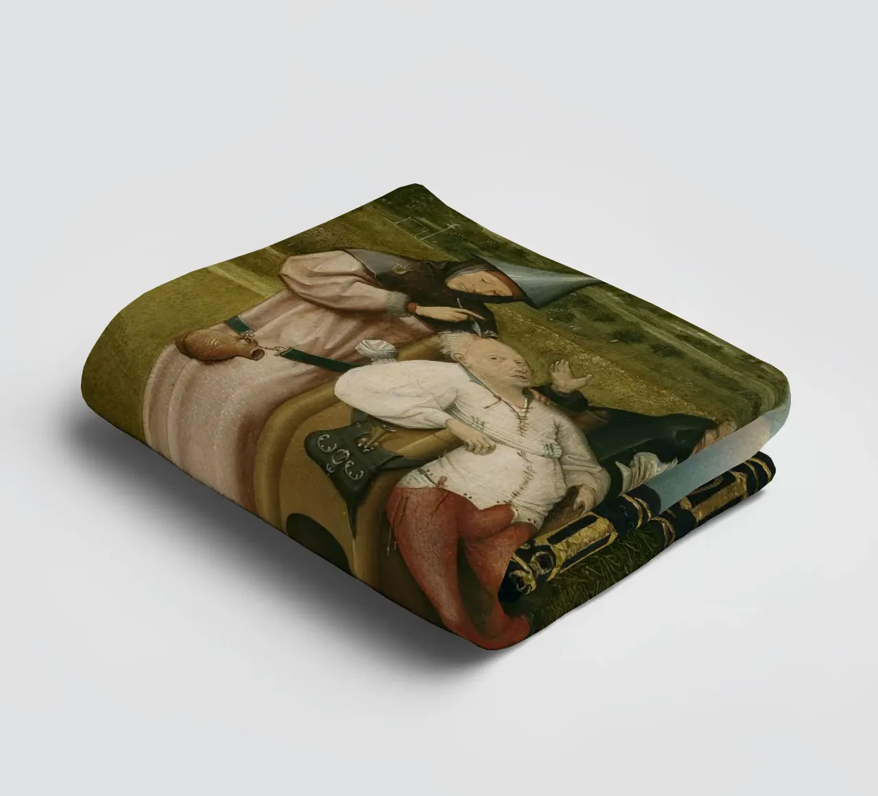 Hieronymus Bosch - The Extraction of the Stone of Madness towel by William Store